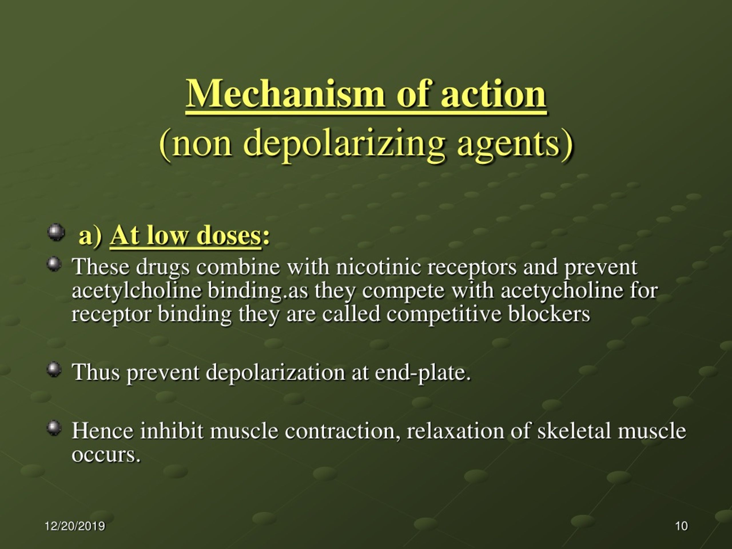 PPT - SKELETAL MUSCLE RELAXANTS PowerPoint Presentation, Free Download ...