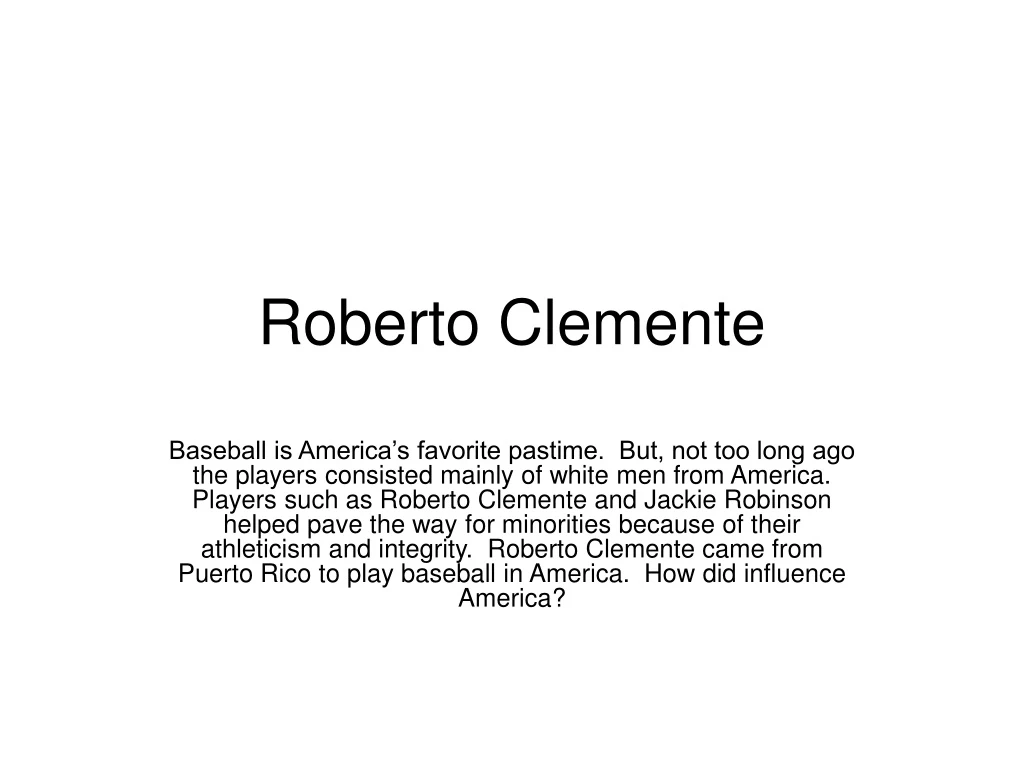 roberto clemente n.