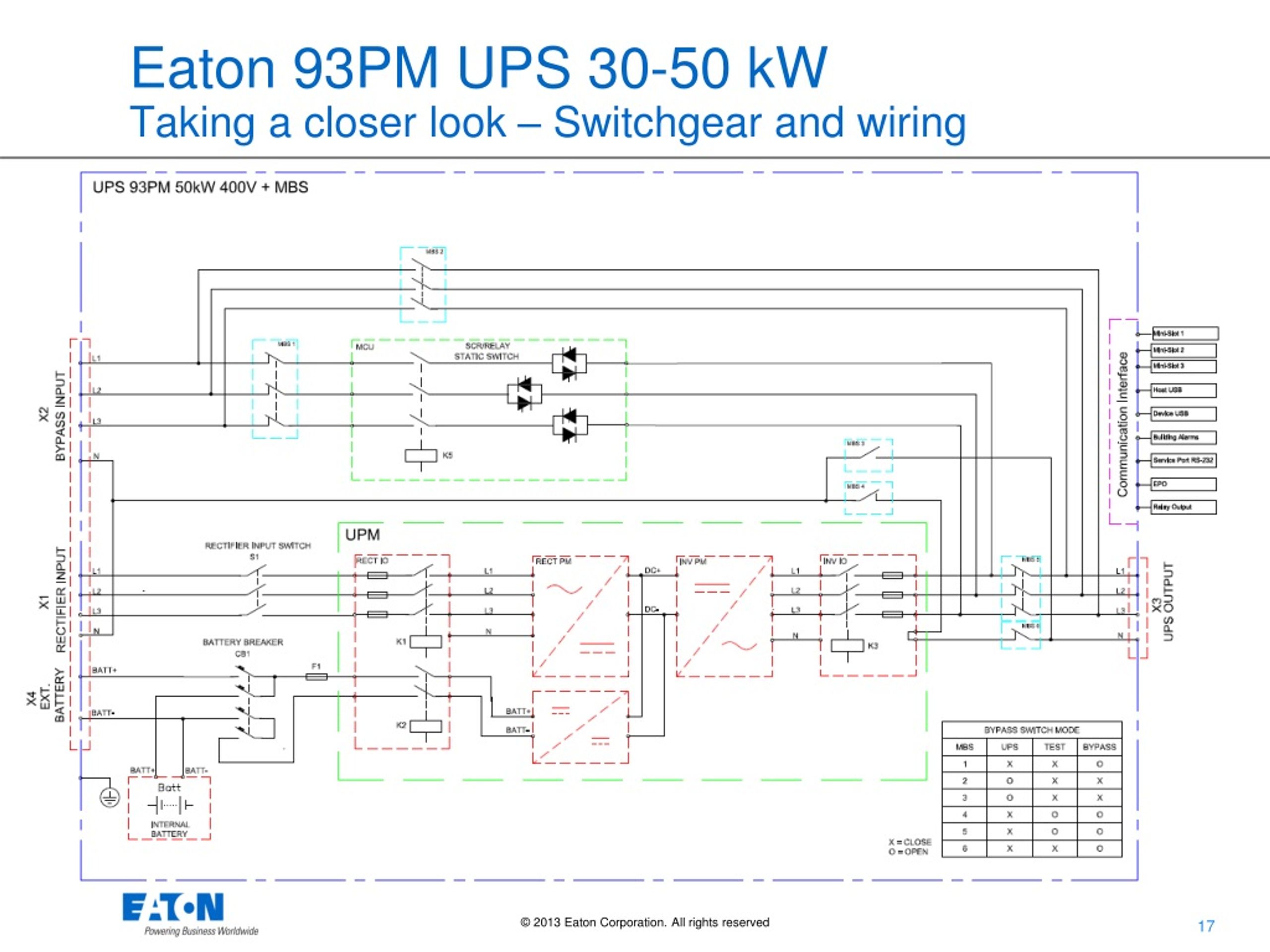 Eaton 9130 схема электрическая принципиальная