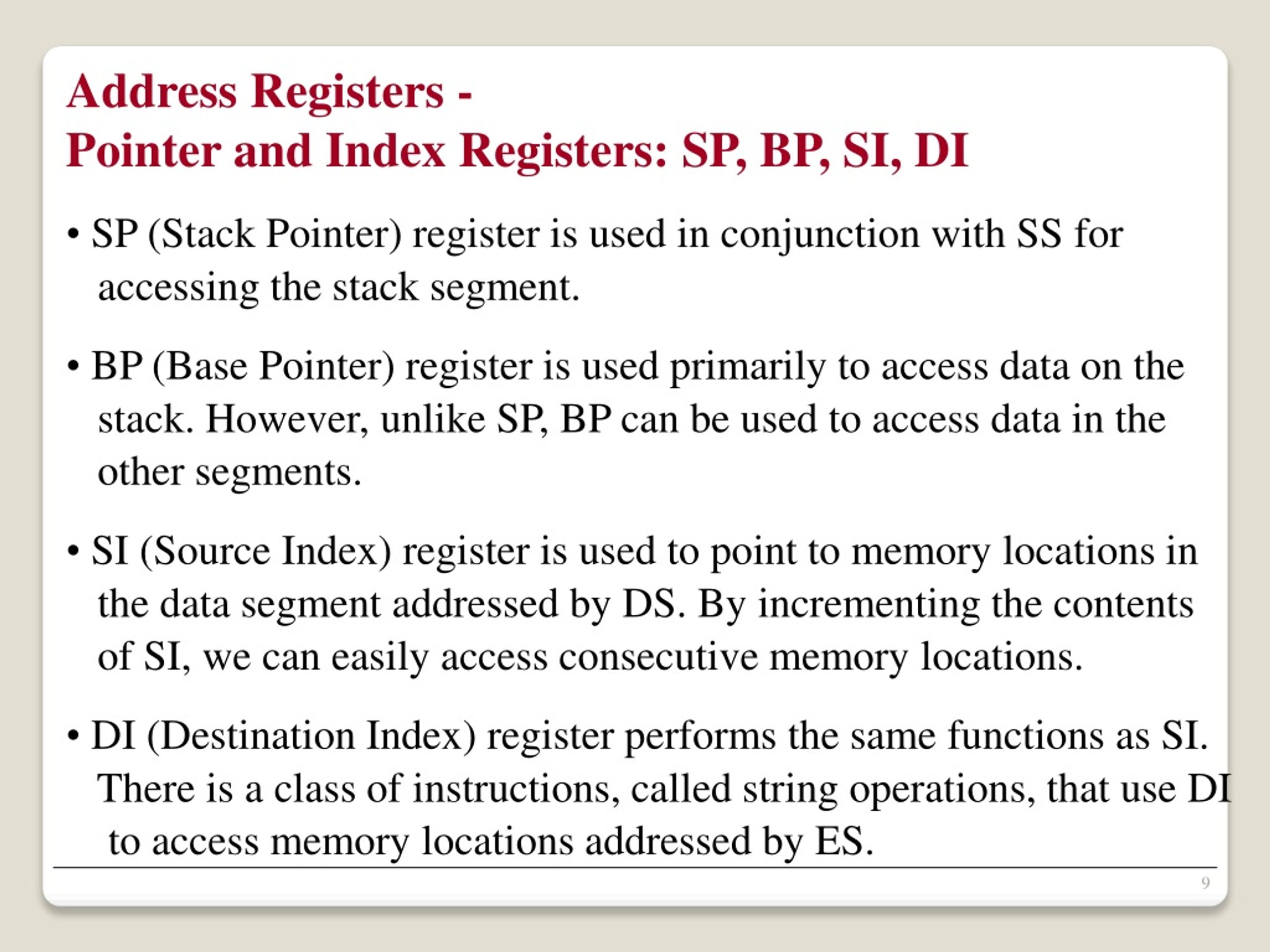 PPT Lecture 4 Chapter 6 Symbolic Instruction and Addressing PowerPoint Presentation ID9184133