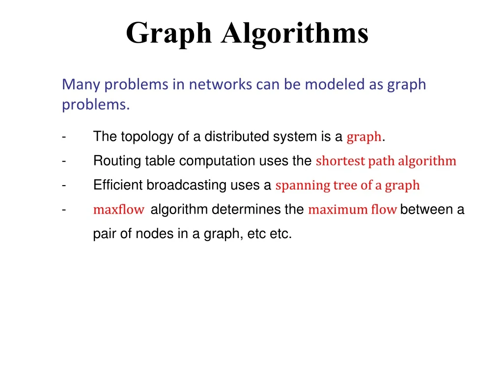 PPT - Graph Algorithms PowerPoint Presentation, free download - ID:9184542