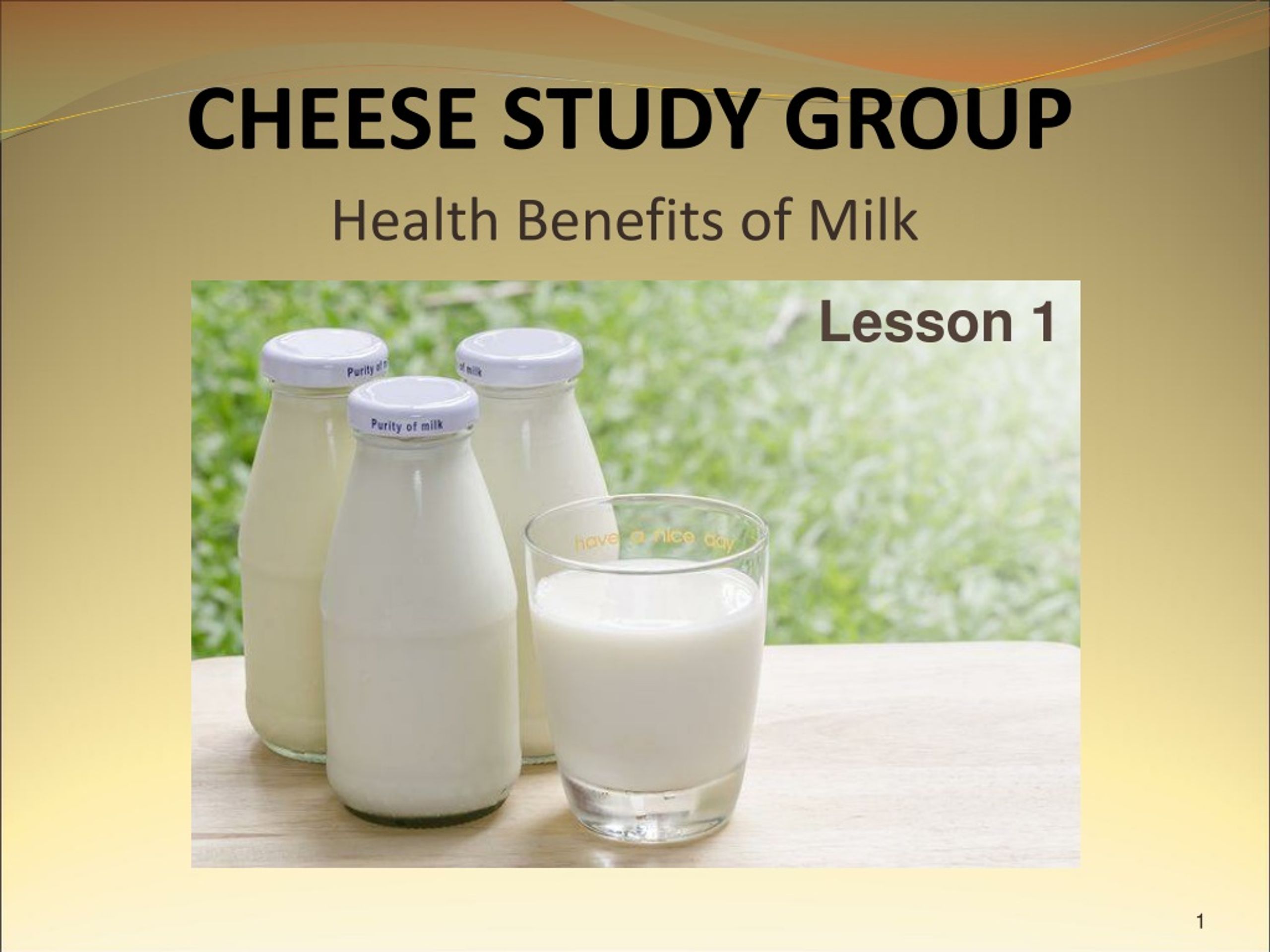 PPT - Health Benefits of Milk PowerPoint Presentation, free download -  ID:9184874
