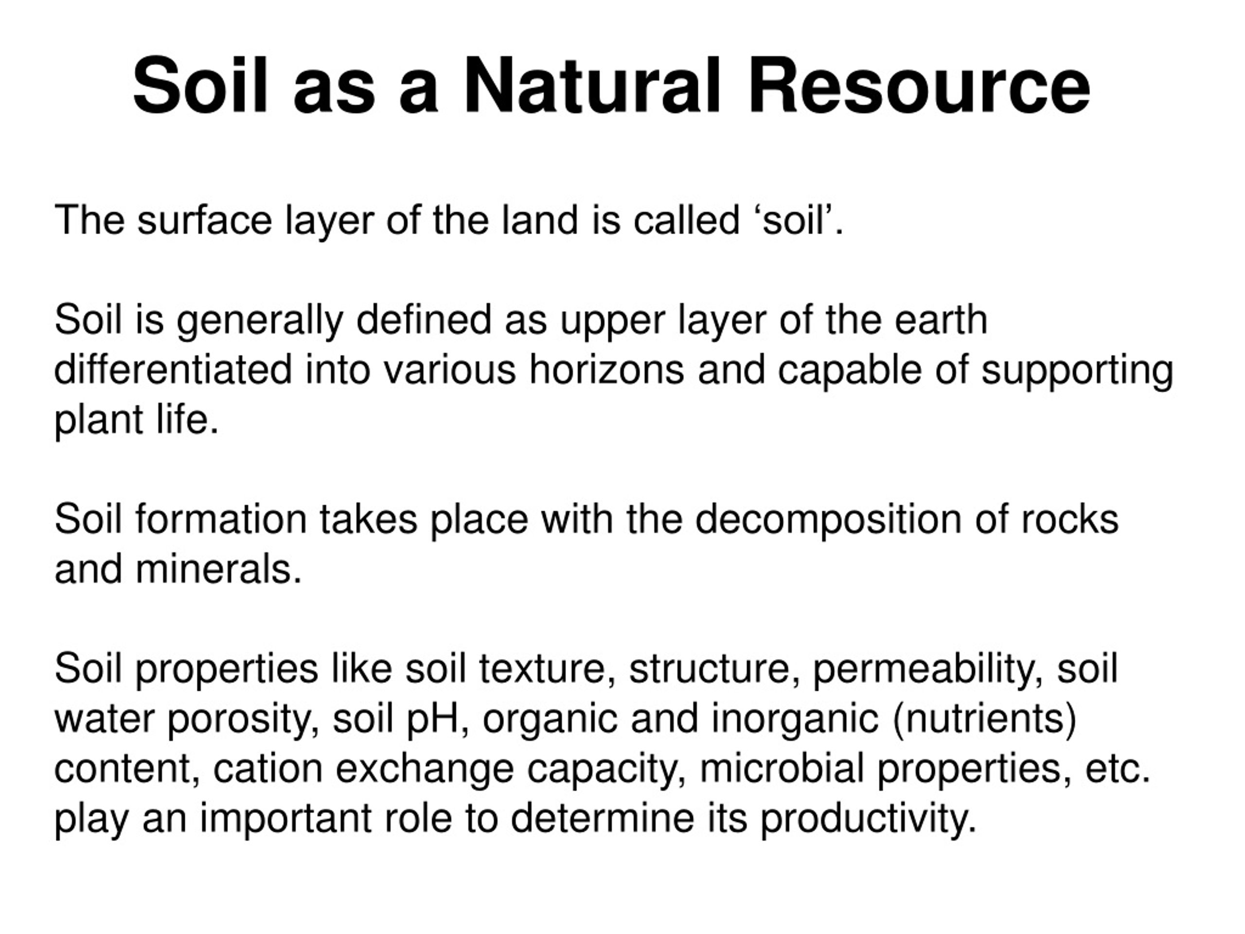 PPT - CHAPTER -2 NATURAL RESOURCES PowerPoint Presentation, free ...