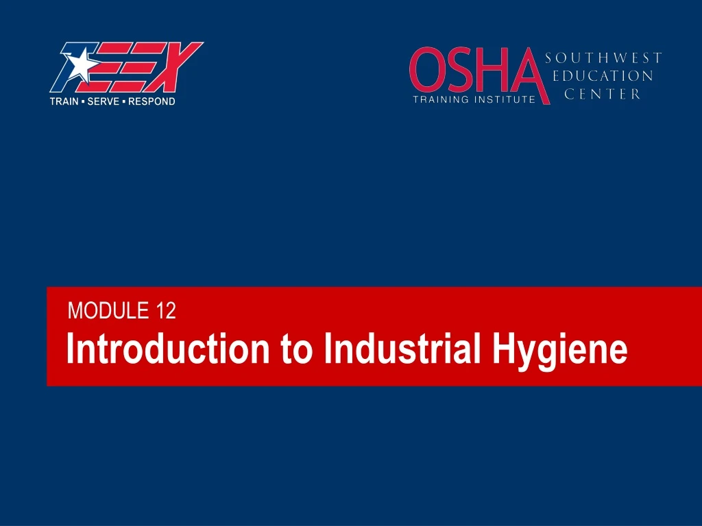 PPT - Introduction To Industrial Hygiene PowerPoint Presentation, Free ...