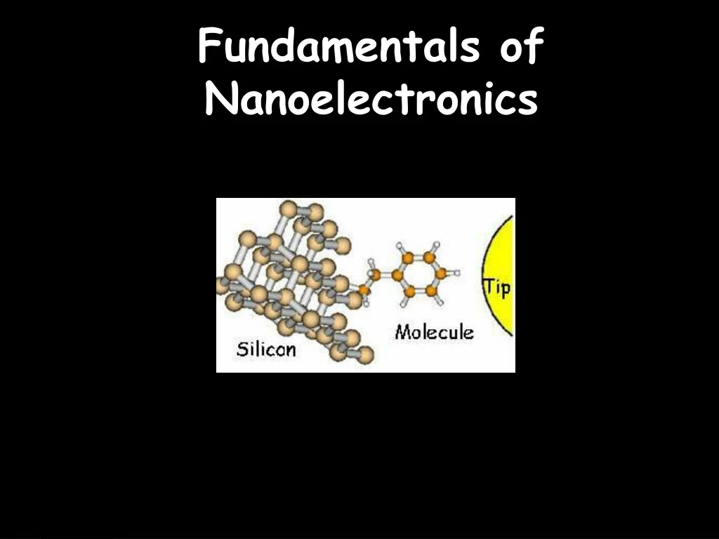 PPT - Fundamentals Of Nanoelectronics PowerPoint Presentation, Free ...