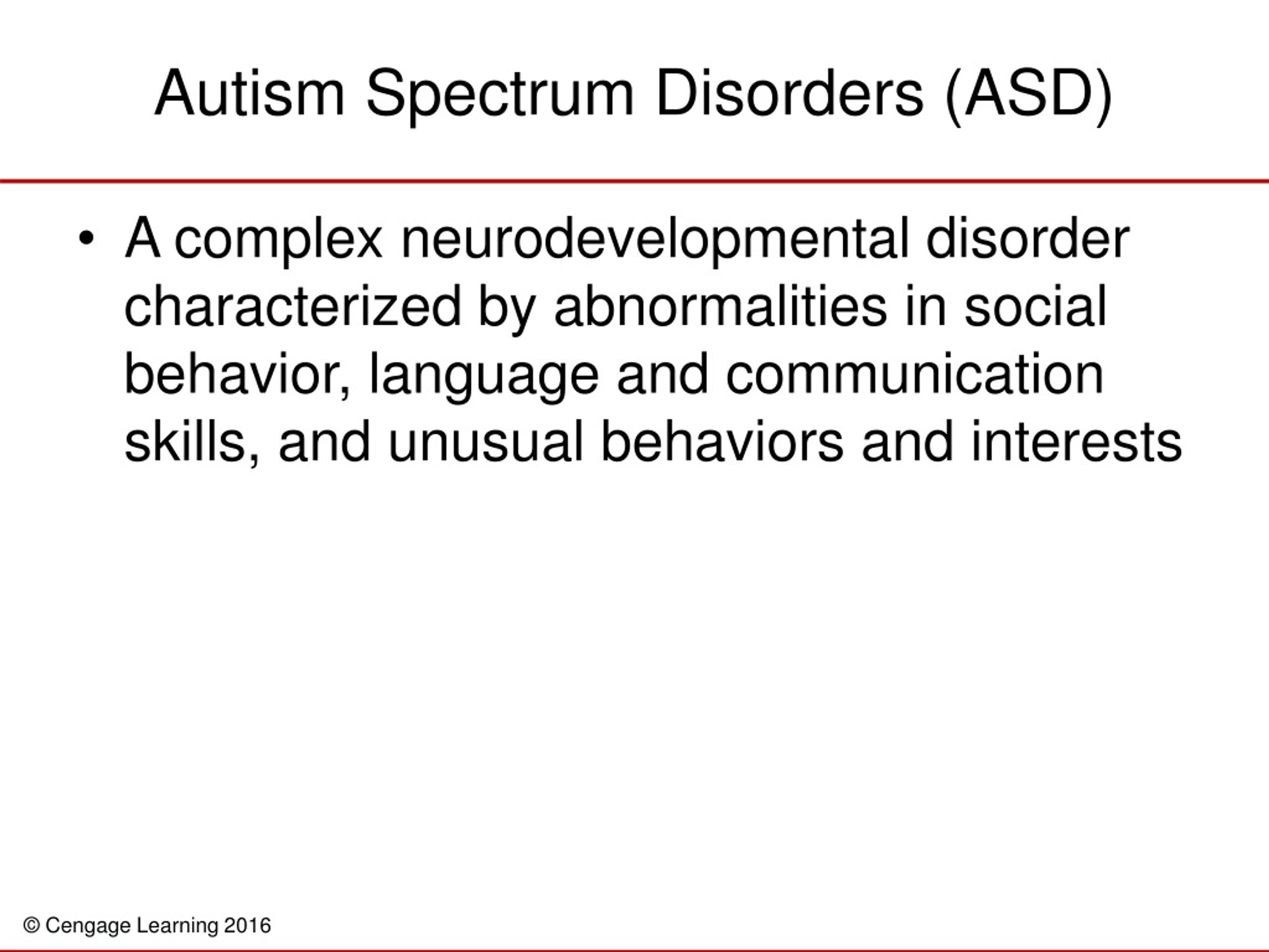 PPT - Autism Spectrum Disorder and Childhood-Onset Schizophrenia ...