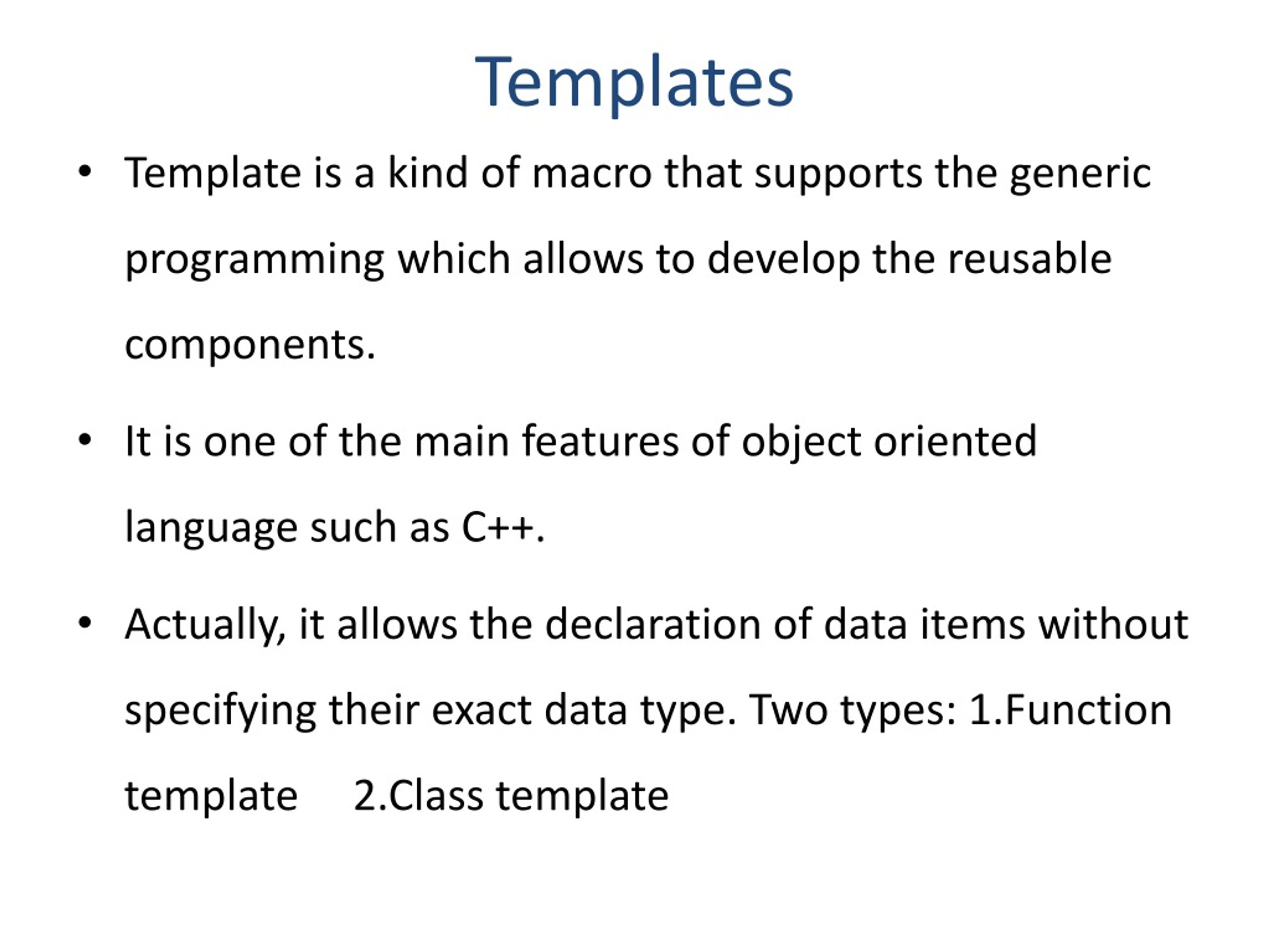 generic-programming-in-c-and-templates-cpp-video-tutorial-youtube