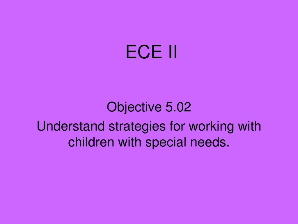 PPT - ECE II PowerPoint Presentation, free download - ID:9187414