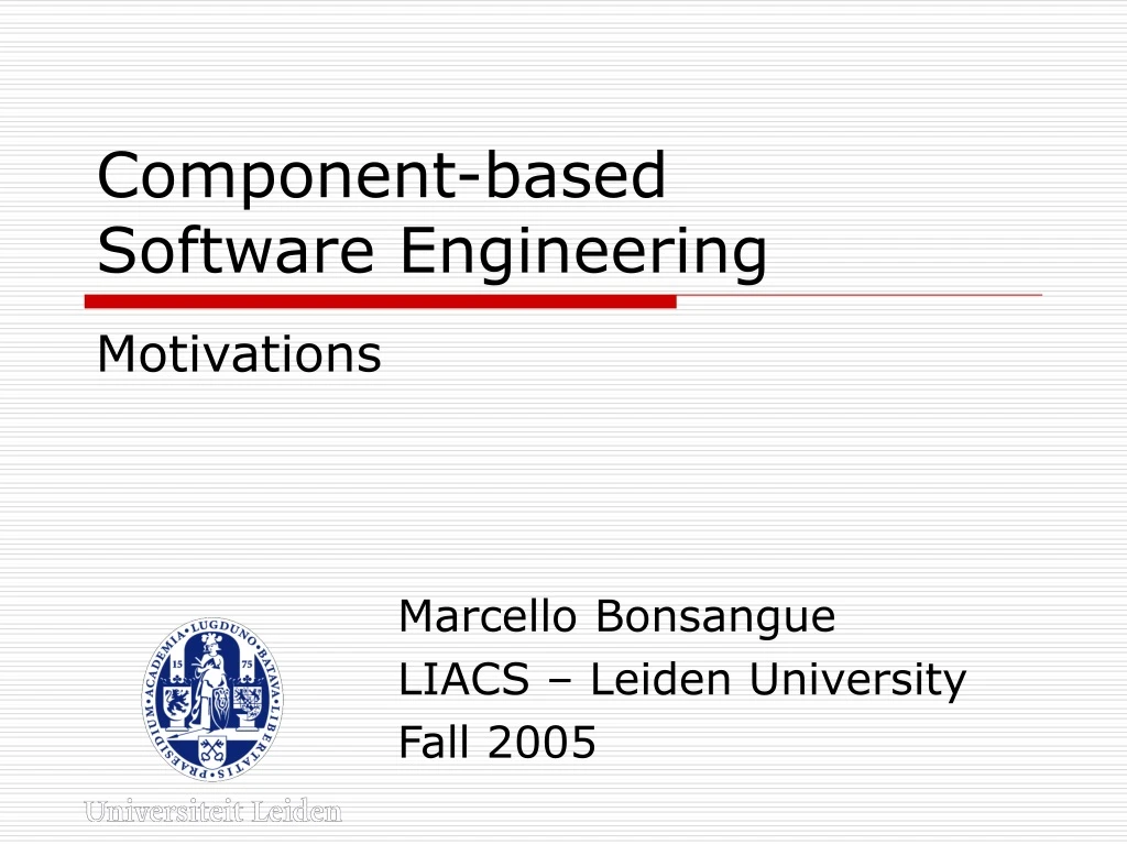 PPT - Component-based Software Engineering PowerPoint Presentation ...