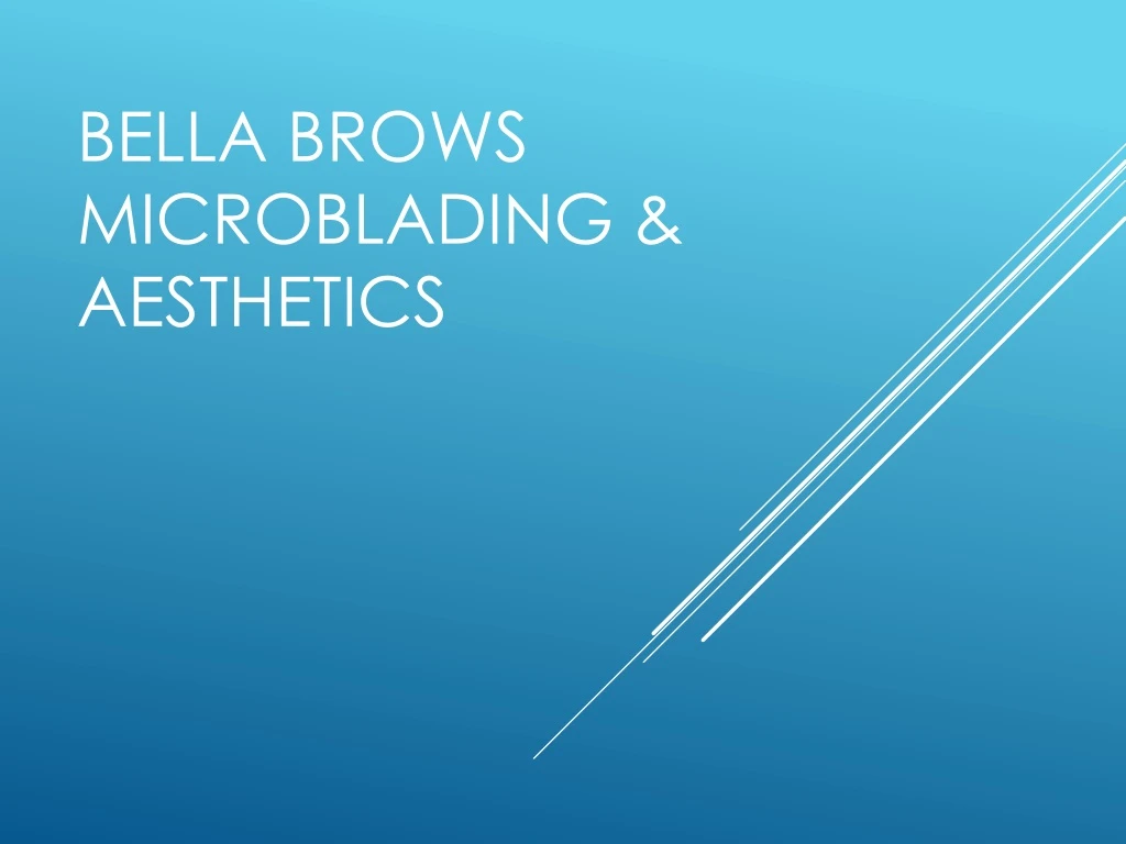 bella brows microblading aesthetics n.