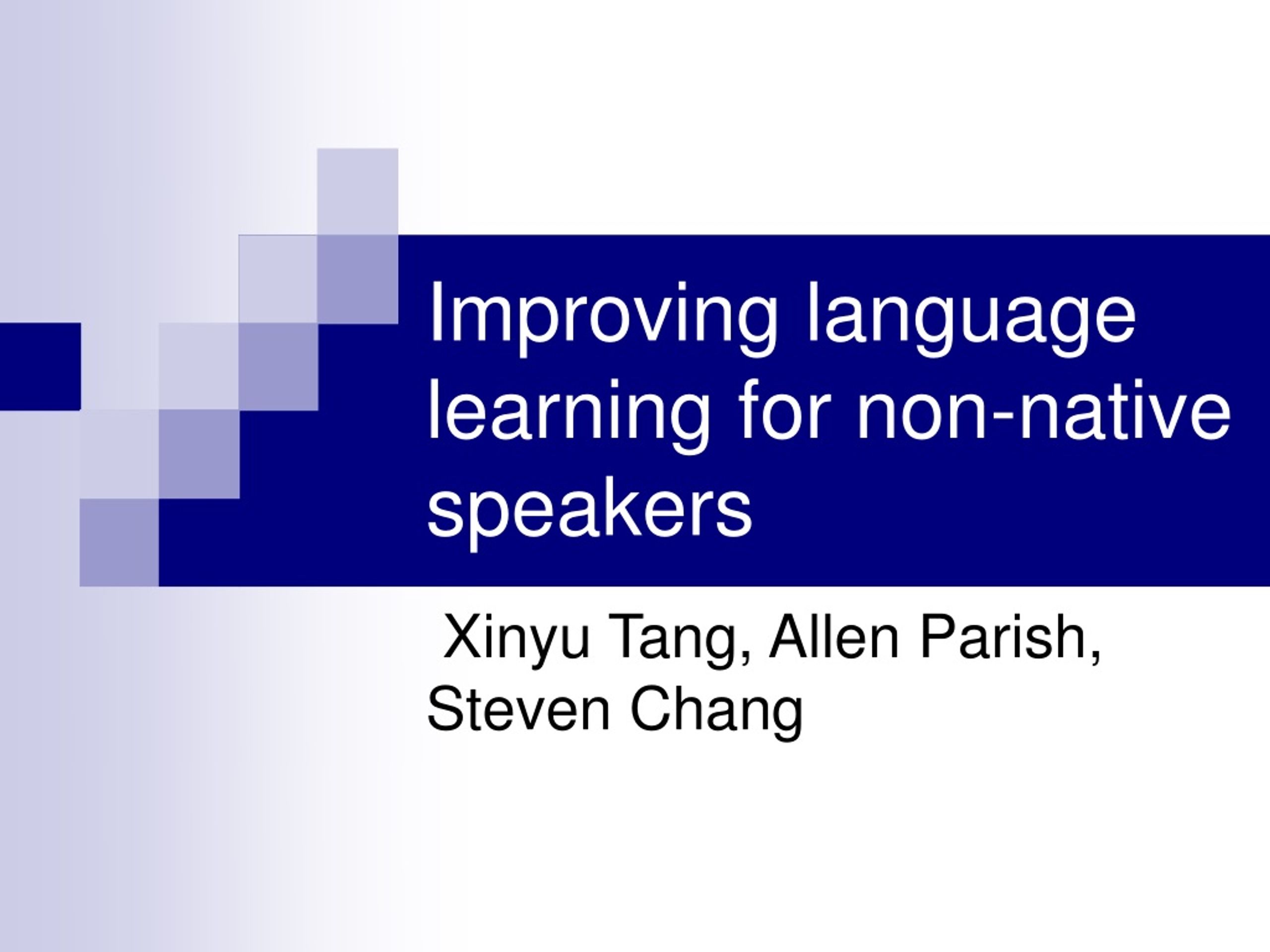 english language presentation skills for non native speakers