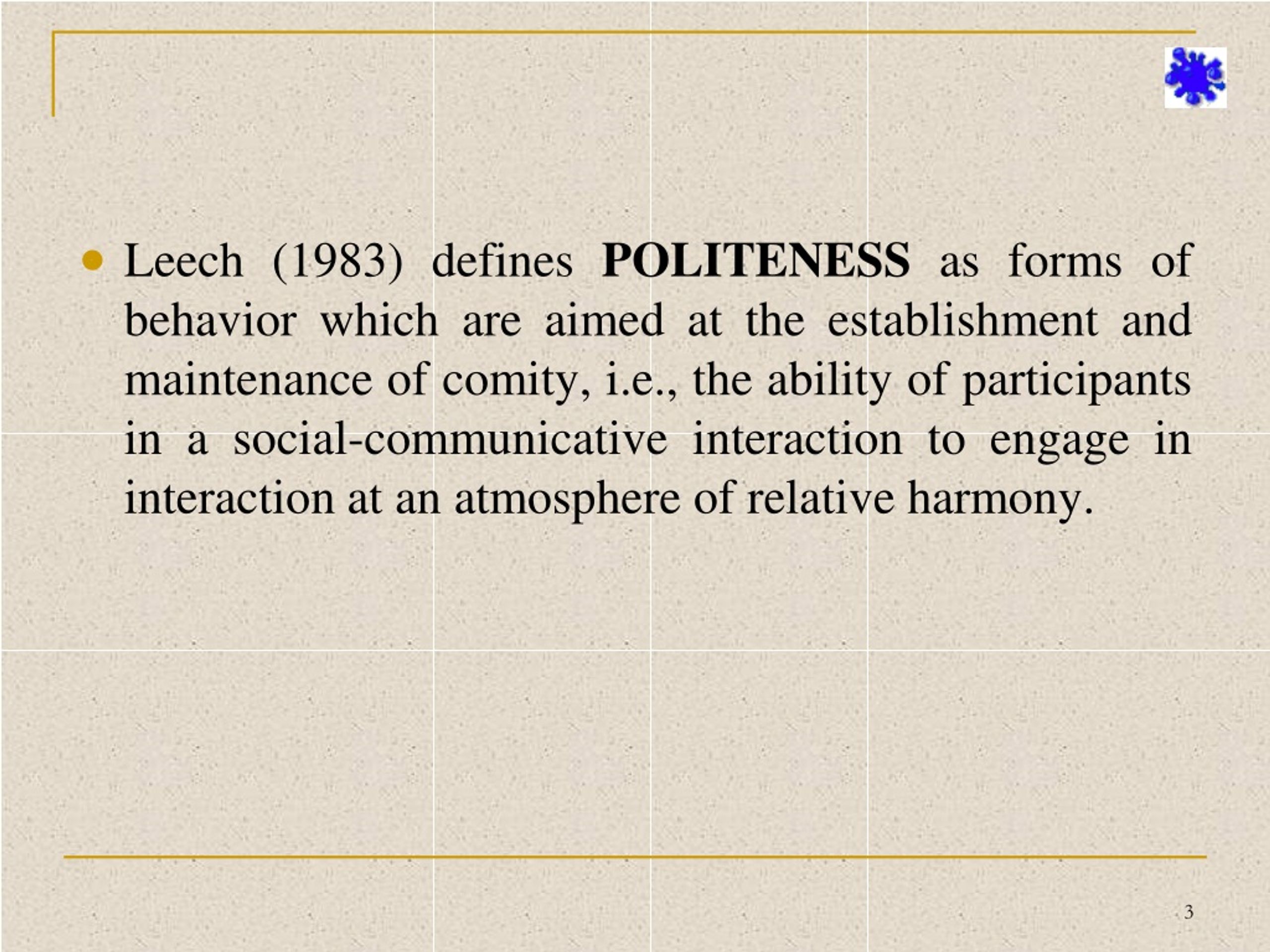 PPT - Politeness Theory PowerPoint Presentation, Free Download - ID:9189719