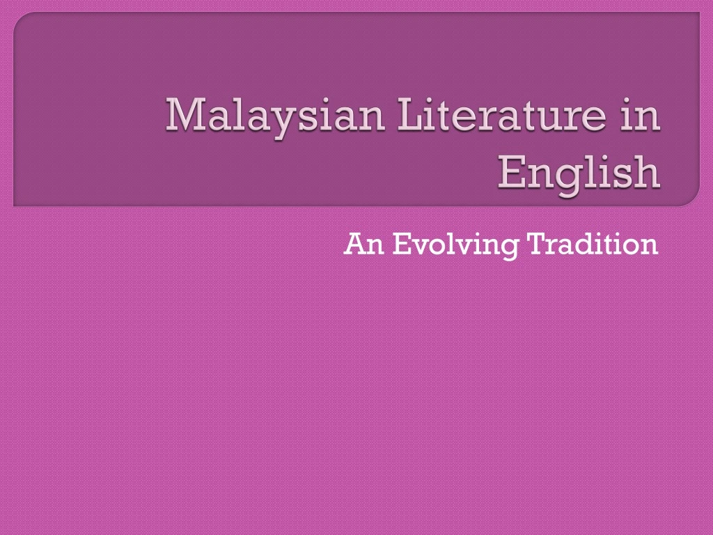phd in english literature in malaysia