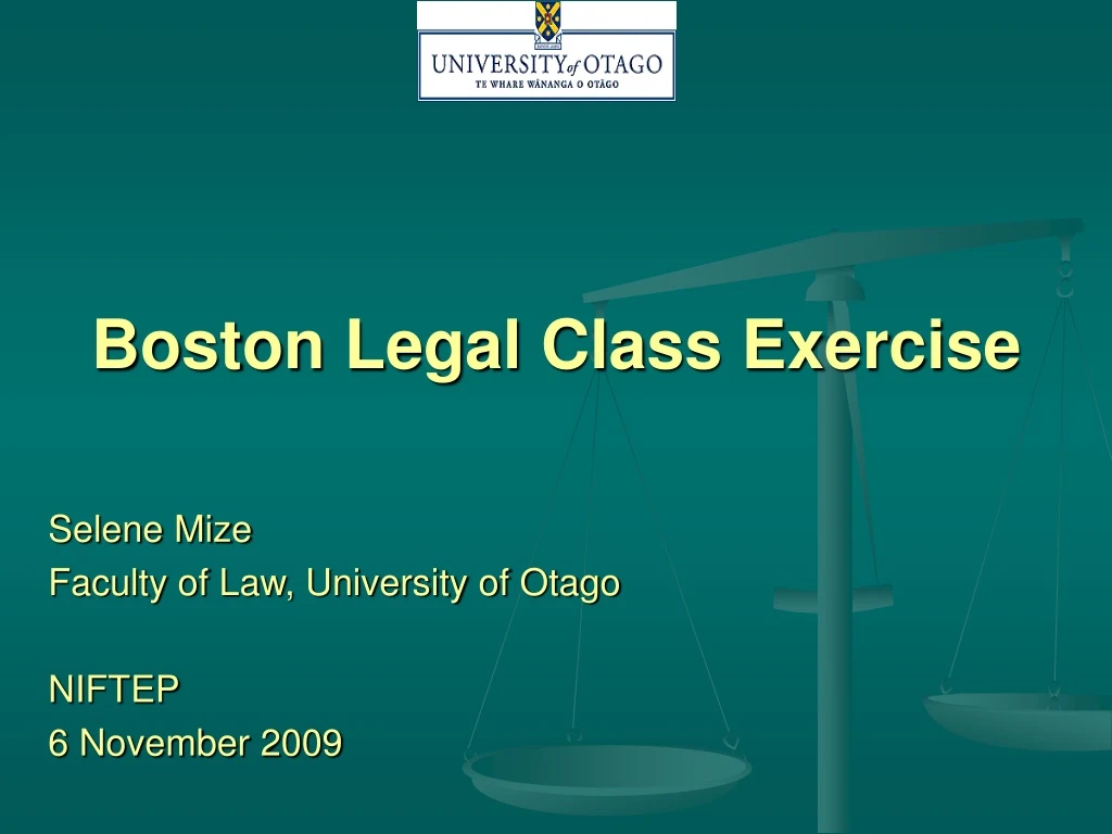 boston legal class exercise n.