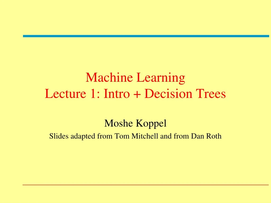 Ppt Machine Learning Decision Trees Powerpoint Presentation Id1520883