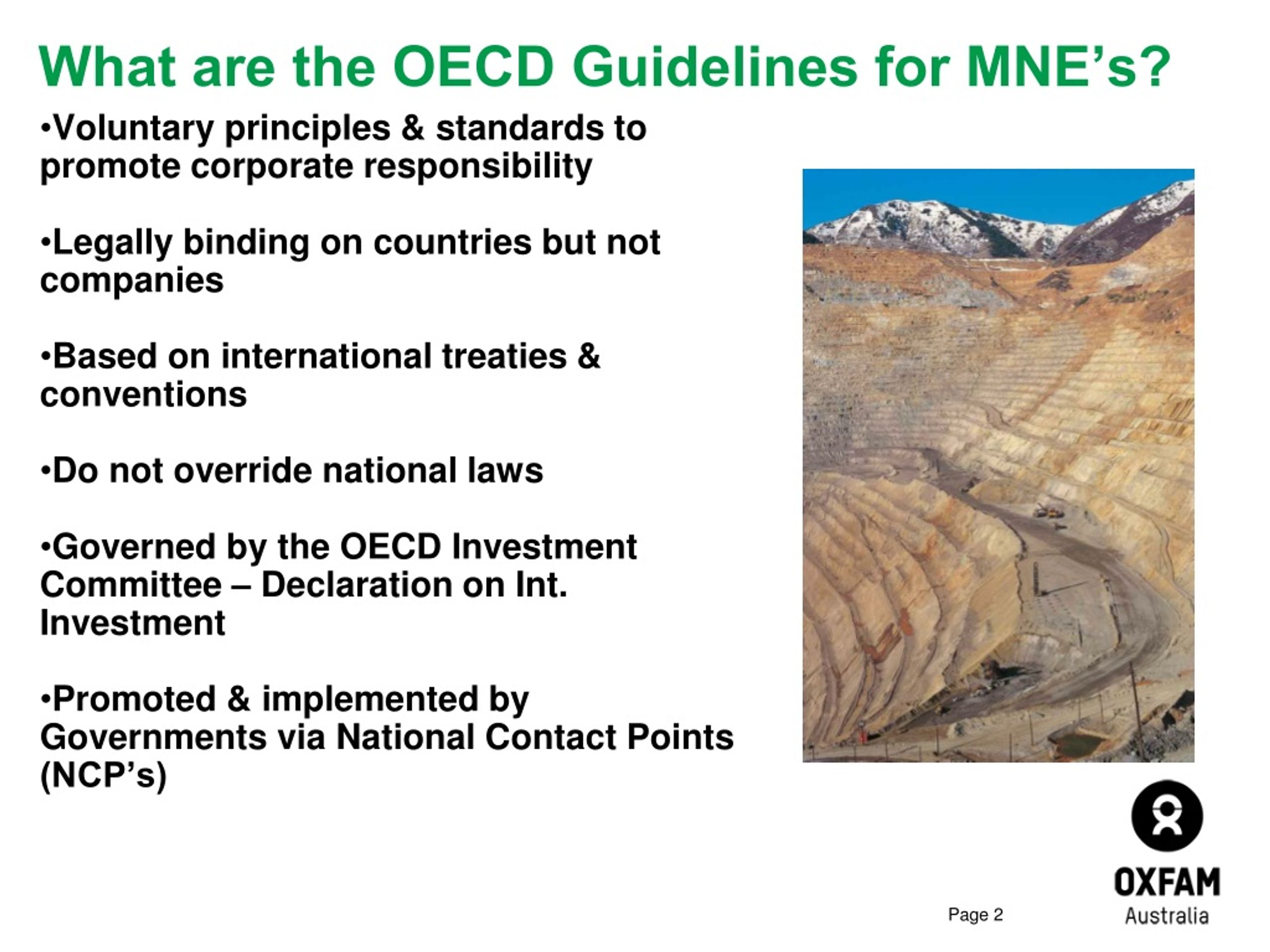 PPT - OECD Guidelines For Multinational Enterprises PowerPoint ...