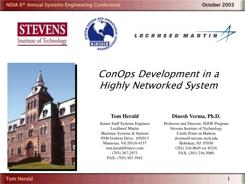 Ppt Conops Development In A Highly Networked System Powerpoint