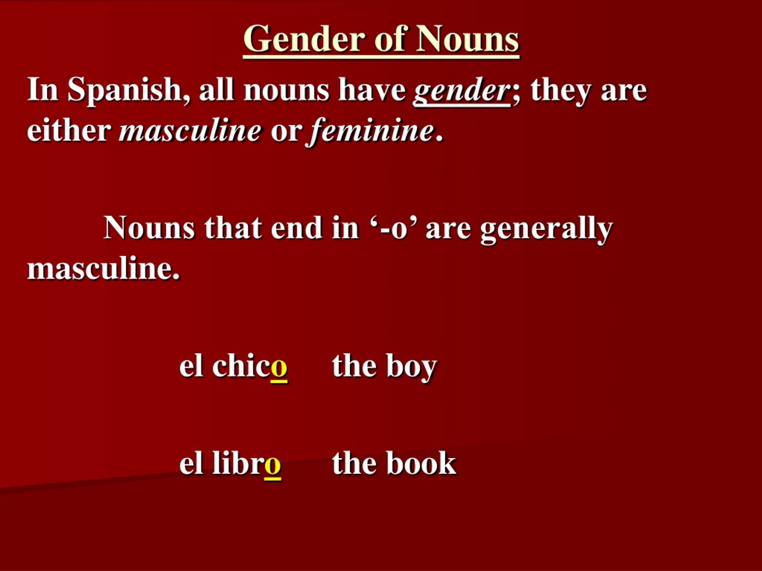 Ppt Gender Of Nouns Powerpoint Presentation Free Download Id9193625 7488