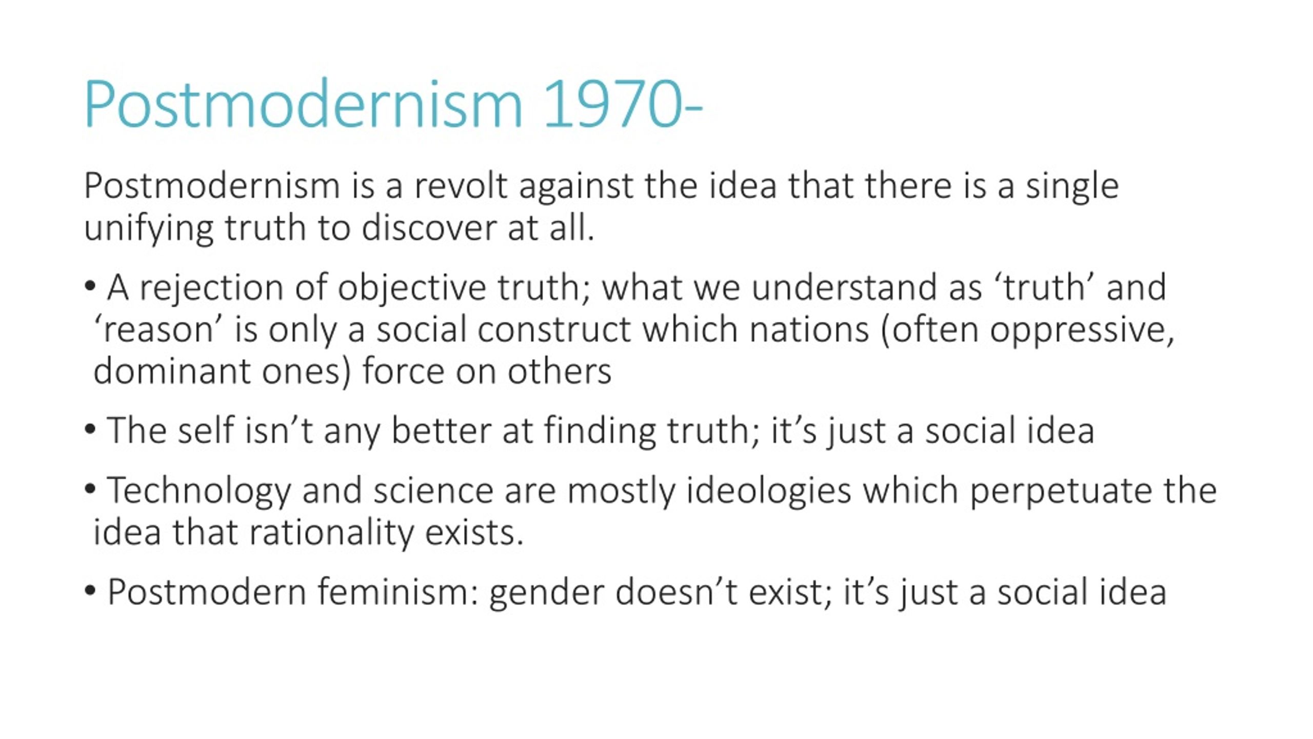 PPT - English 1057 Modernism & Post- Modernism PowerPoint Presentation ...