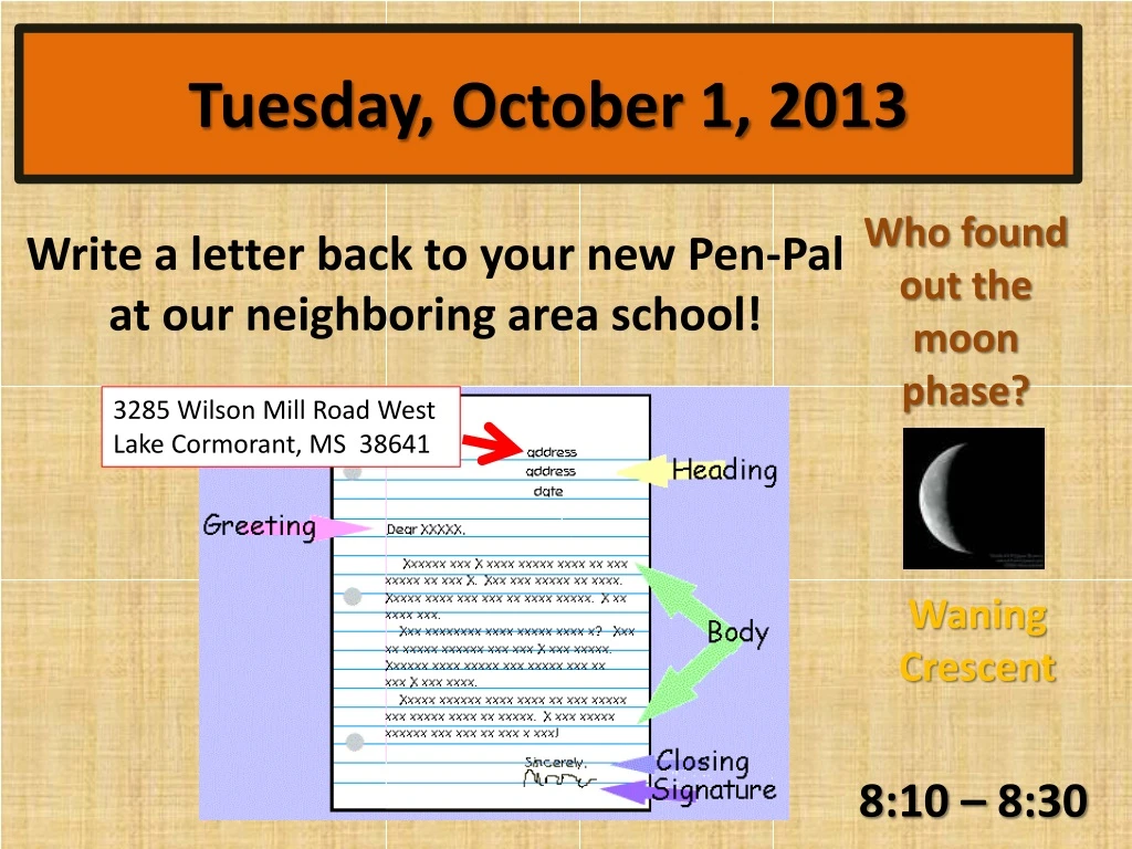 tuesday october 1 2013 n.