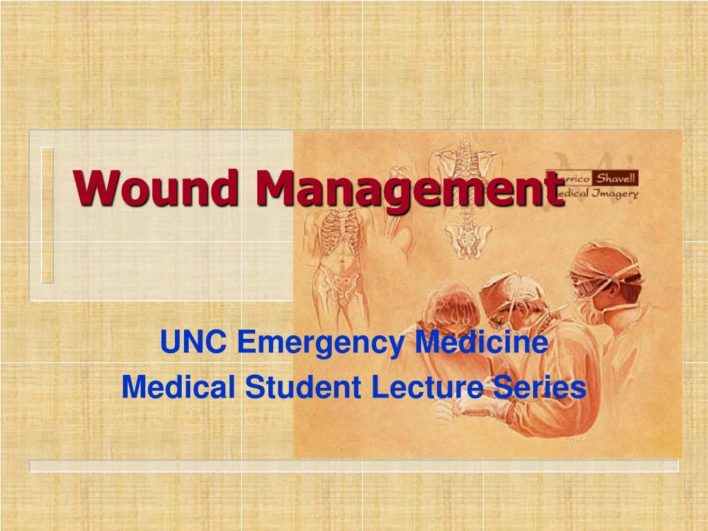 wound management n.