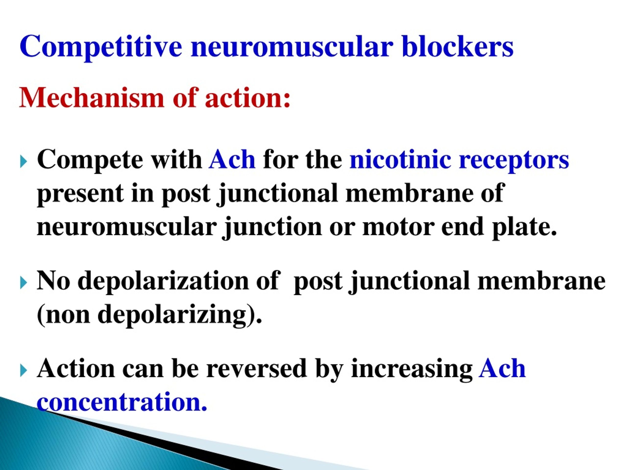 PPT - Skeletal muscle relaxants Prof. Hanan Hagar PowerPoint ...