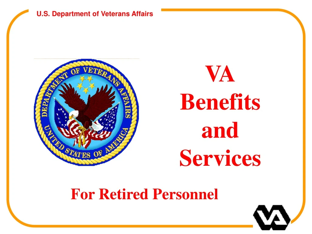 PPT VA Benefits and Services PowerPoint Presentation, free download