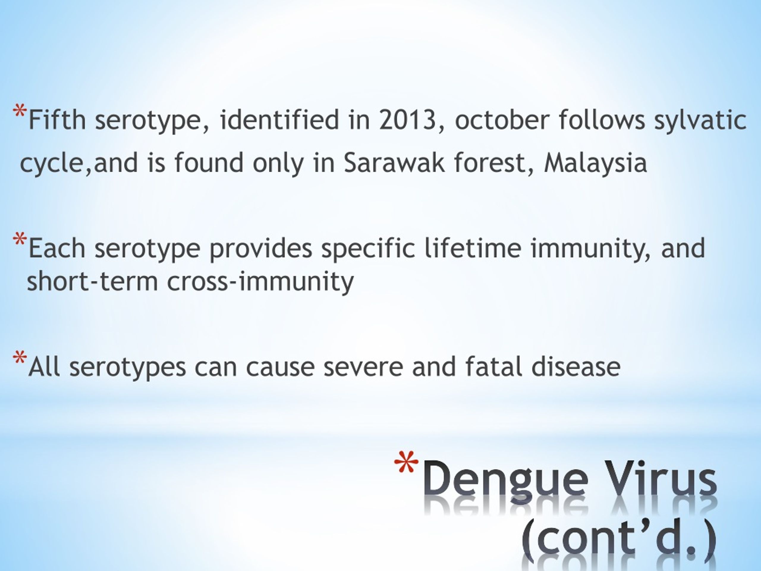 presentation on dengue virus