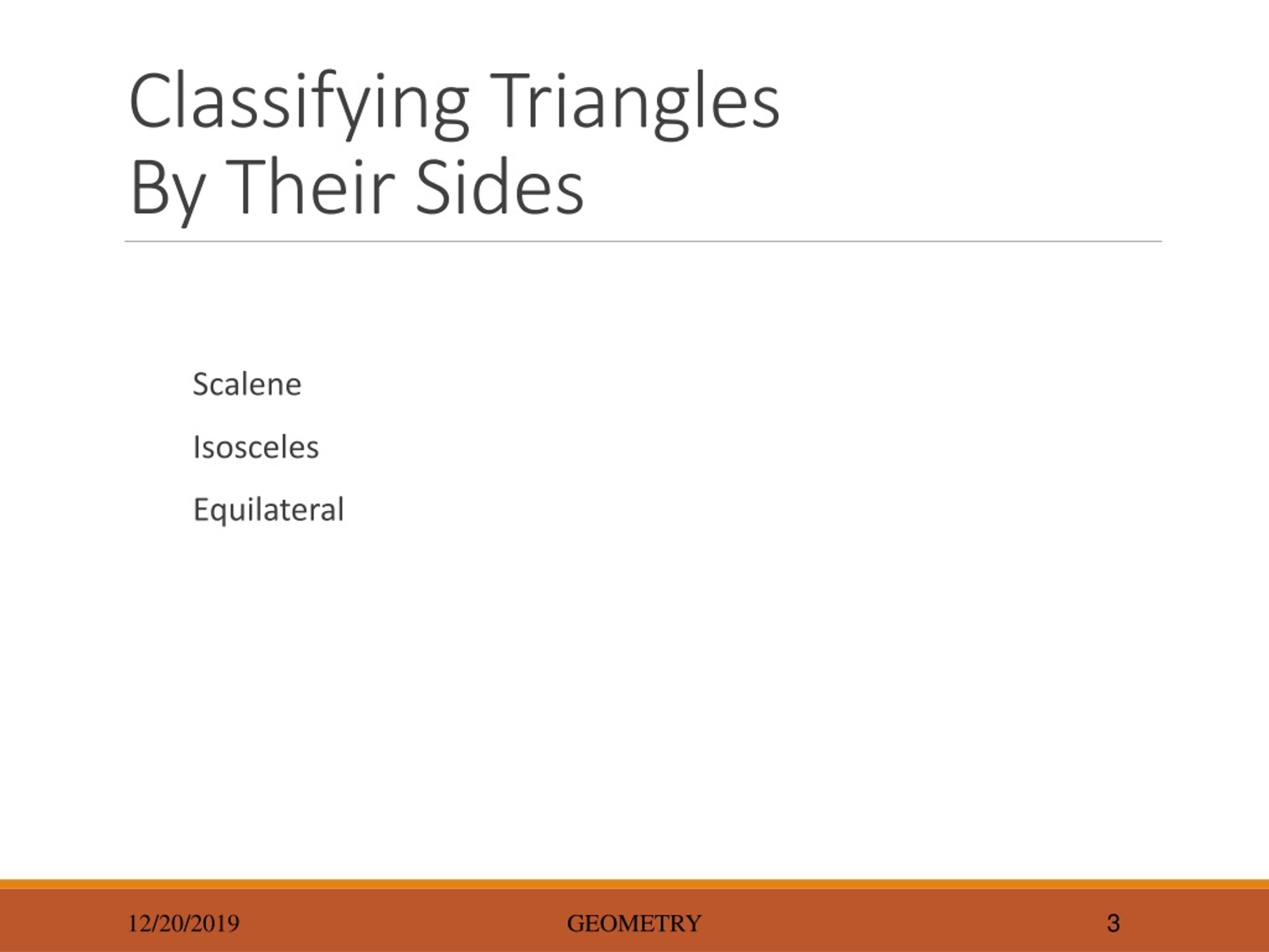 Ppt Classifying Triangles Powerpoint Presentation Free Download Id9196447 2605