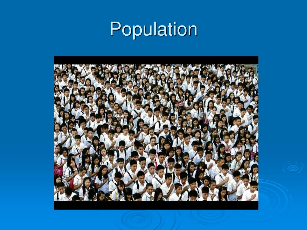 PPT - Population PowerPoint Presentation, free download - ID:9196624