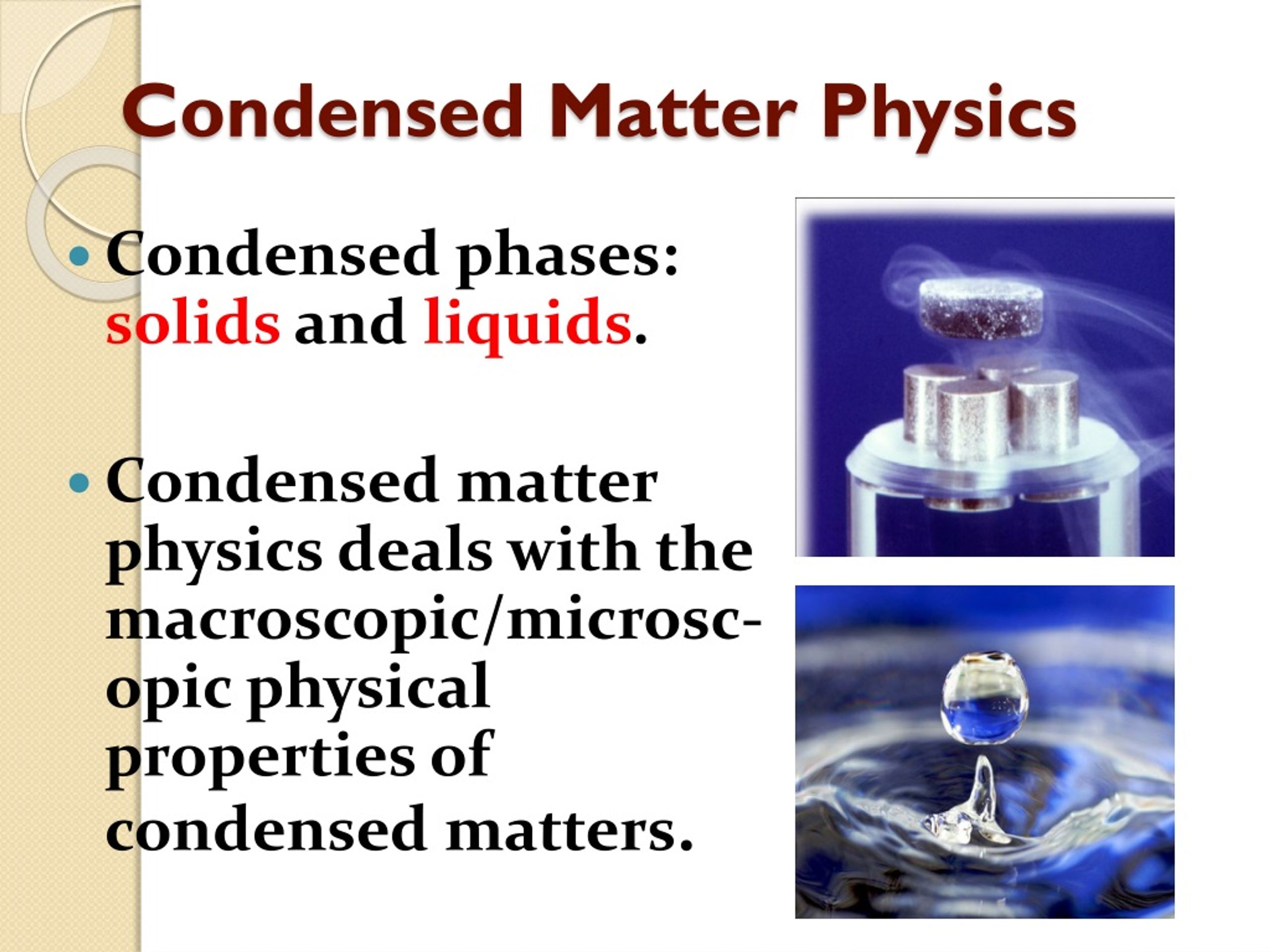 Ppt High Performance Computing On Condensed Matter Physics Powerpoint