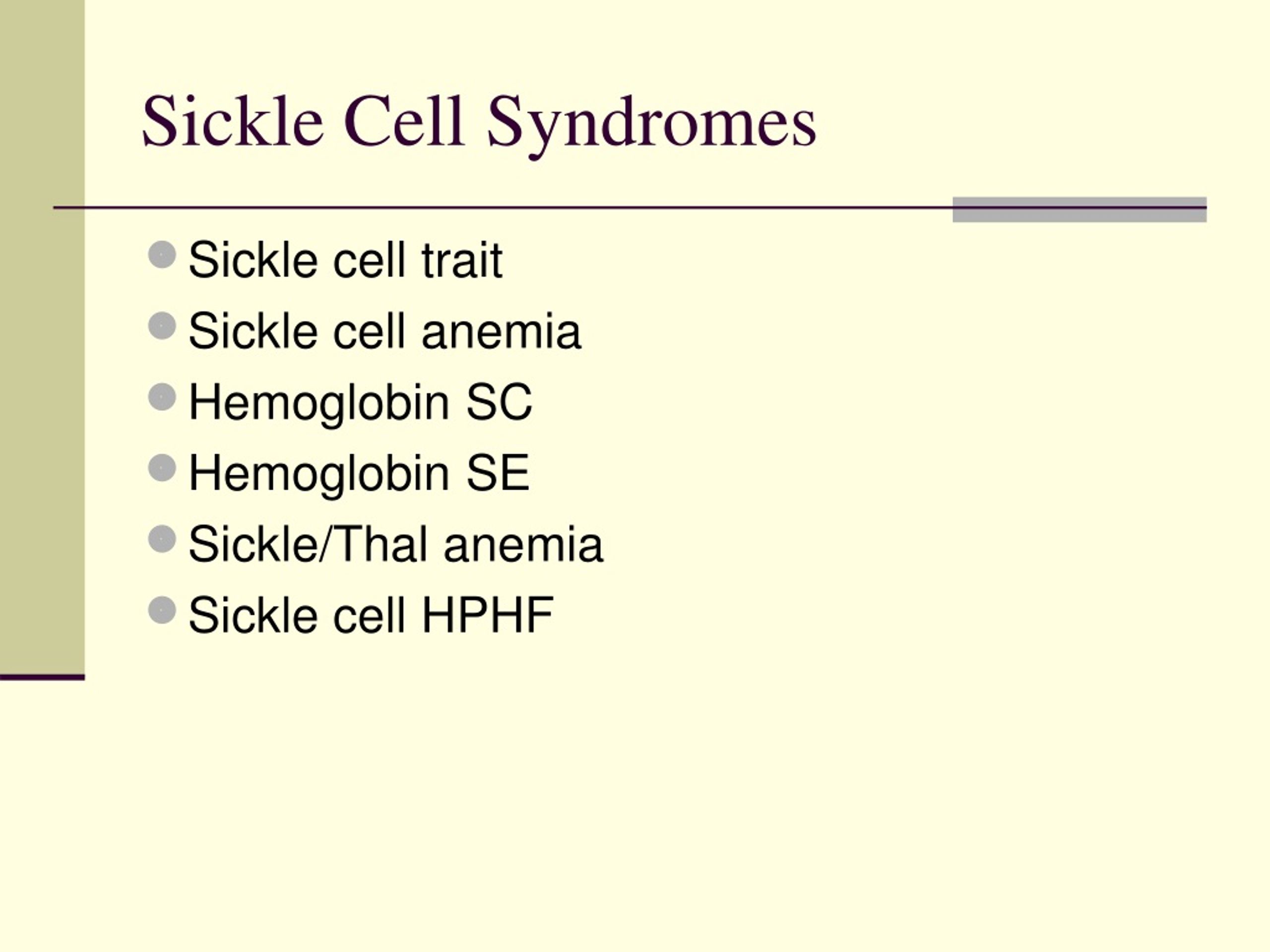 PPT - Sickle Cell Anemia & Health Disparities PowerPoint Presentation ...