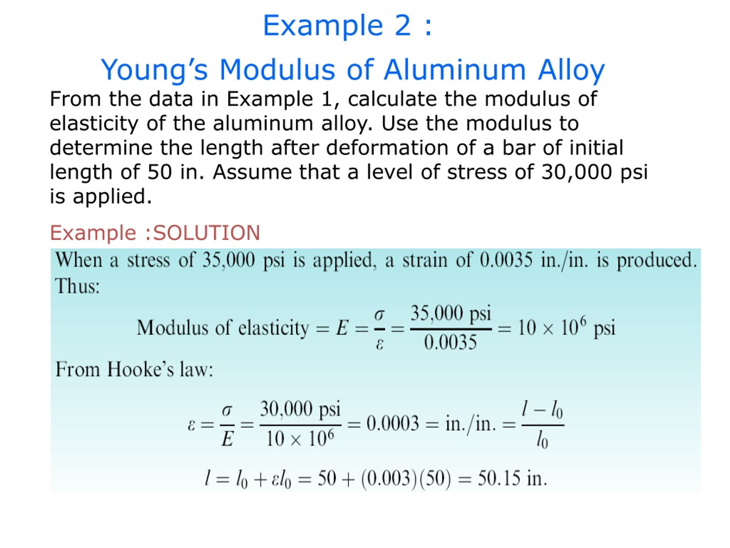 Ppt Lecture 7 Mechanical Properties Of Metals Powerpoint Presentation