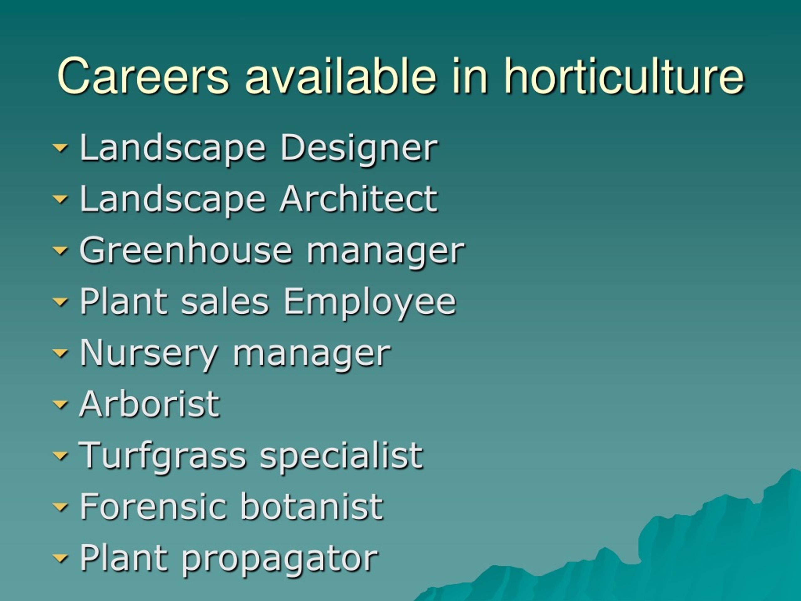 PPT - Lesson 1 Understanding Horticulture PowerPoint Presentation, Free ...