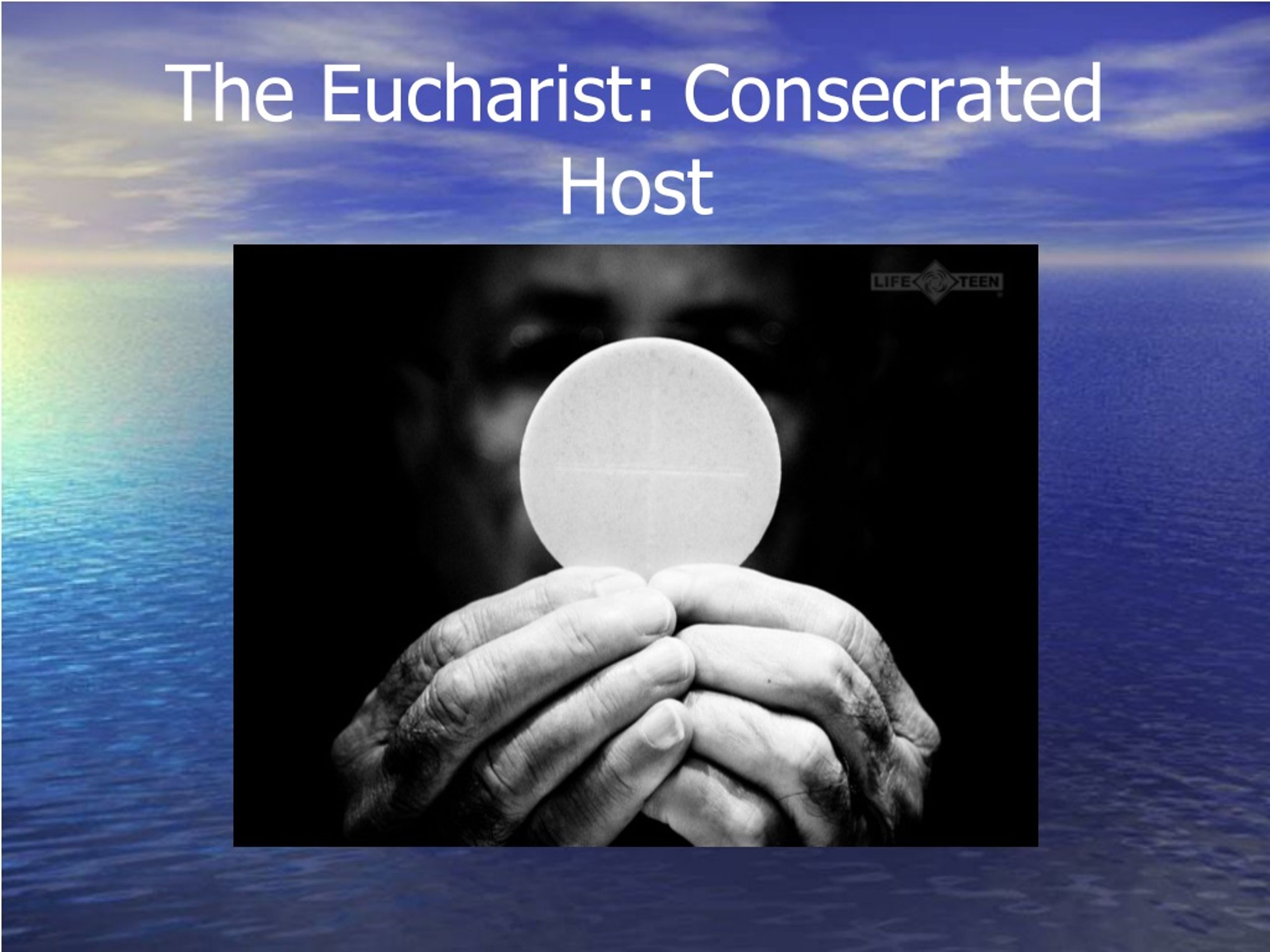PPT - The Eucharist: Figure, Event and Sacrament PowerPoint ...