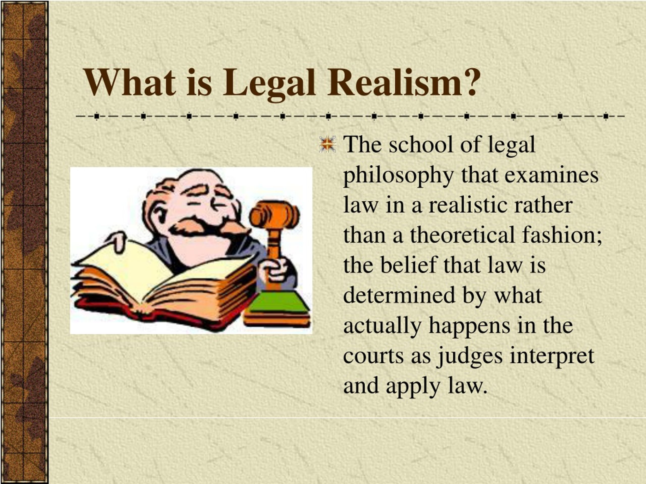 assignment on legal realism