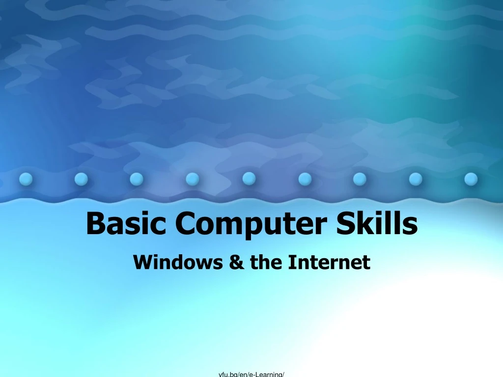 powerpoint presentation basic computer knowledge