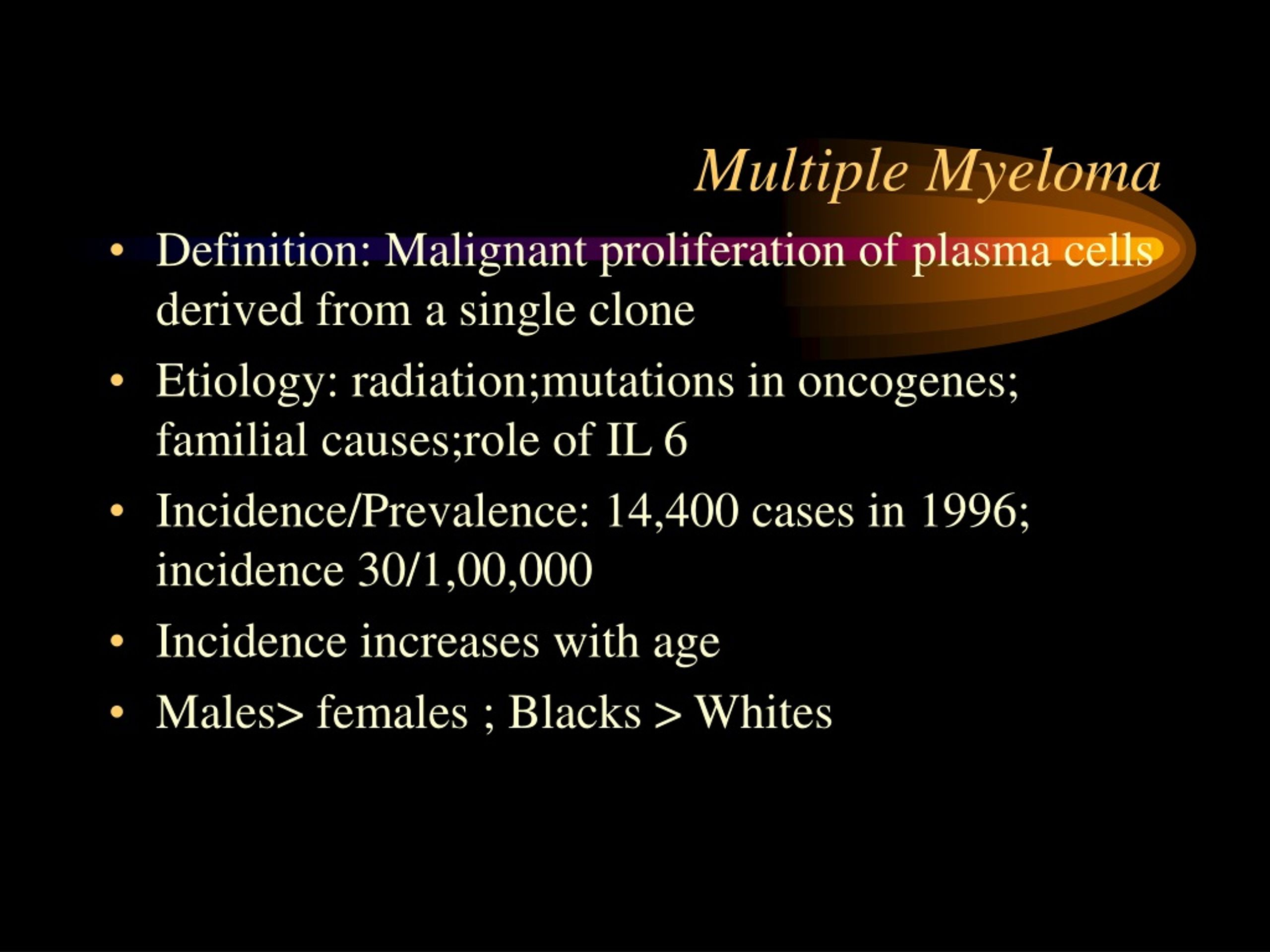 Ppt Multiple Myeloma Powerpoint Presentation Free Download Id9200824 