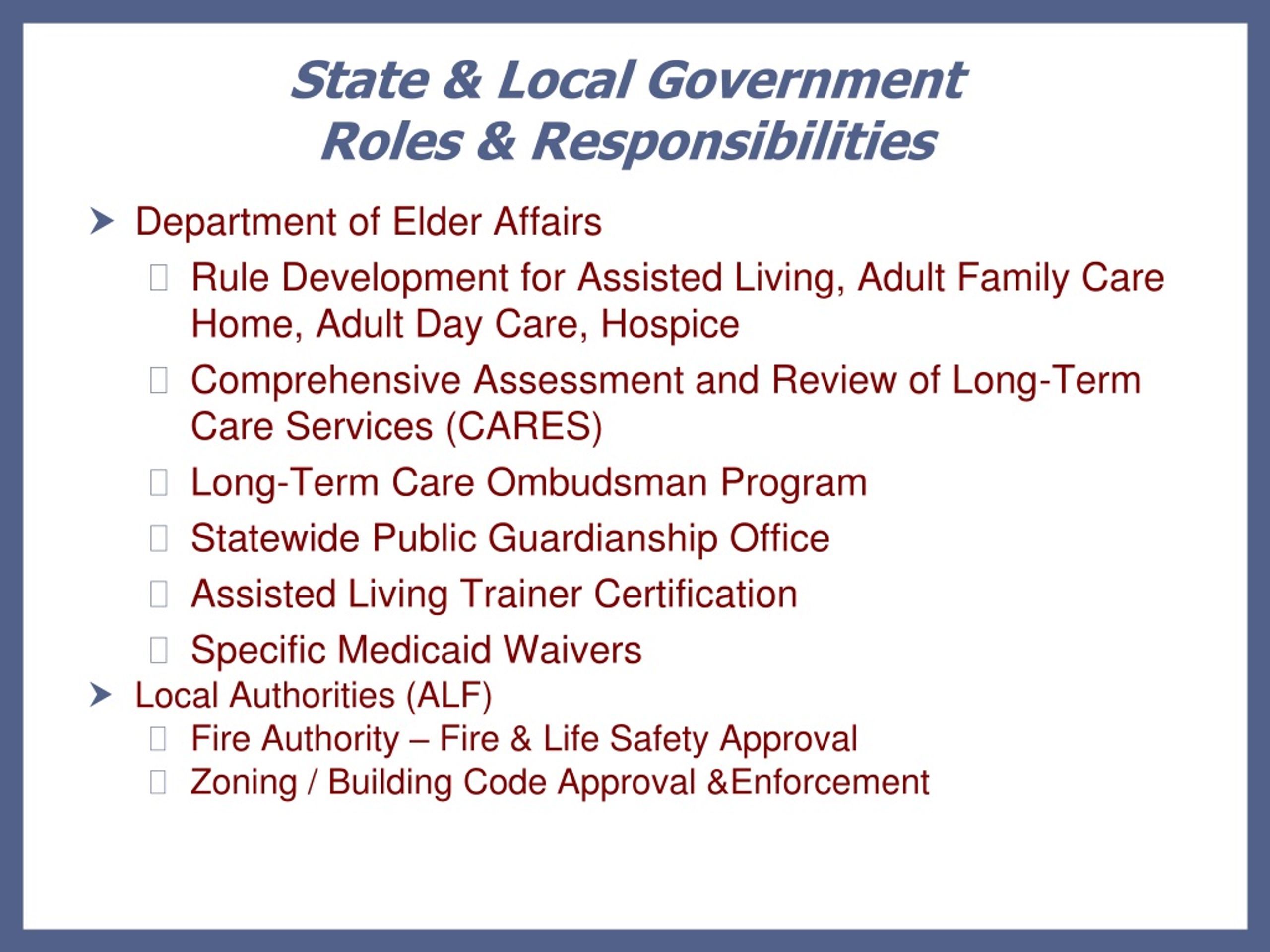 administration responsibilities roles assisted