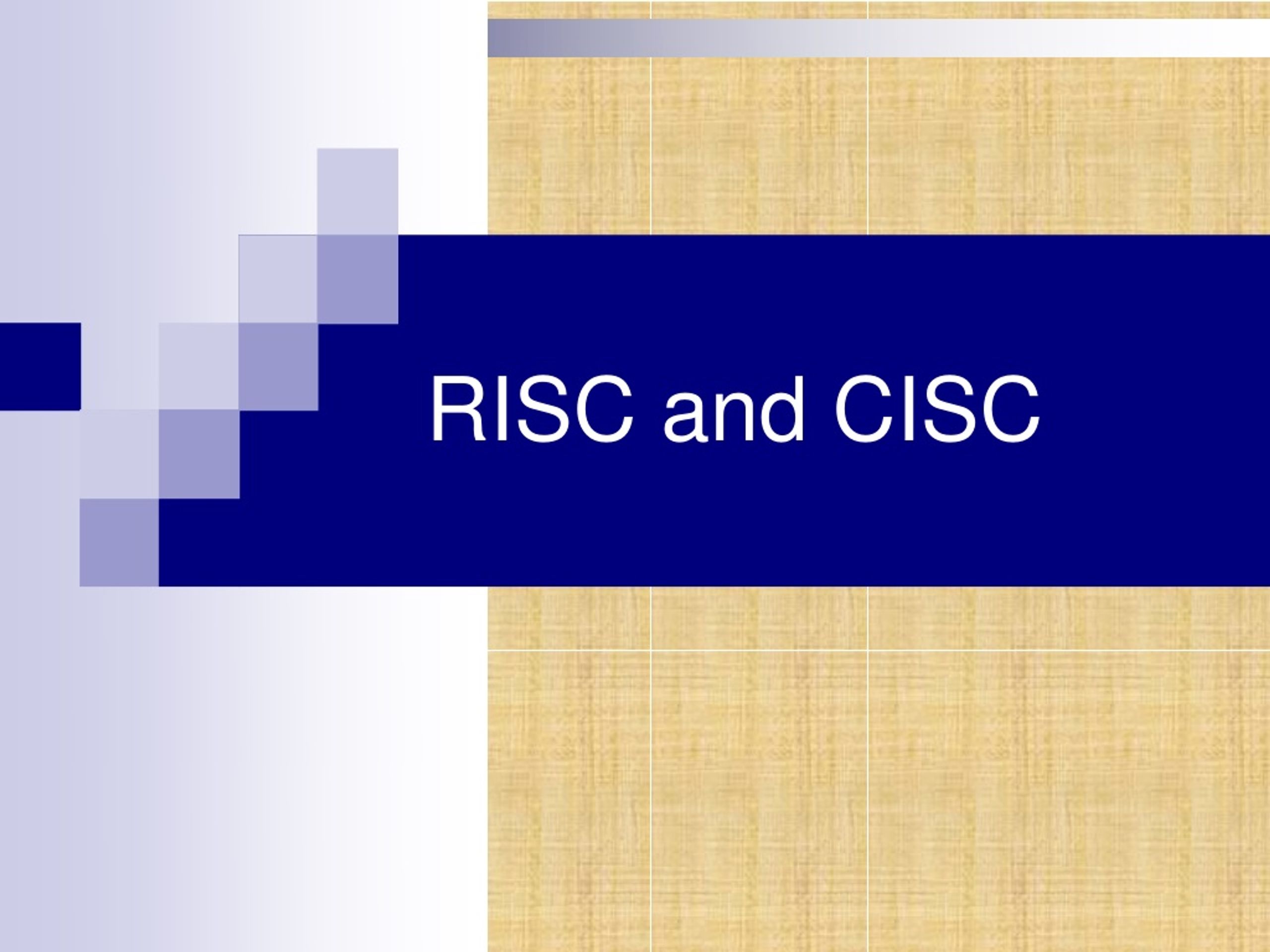 PPT - RISC And CISC PowerPoint Presentation, Free Download - ID:9202222