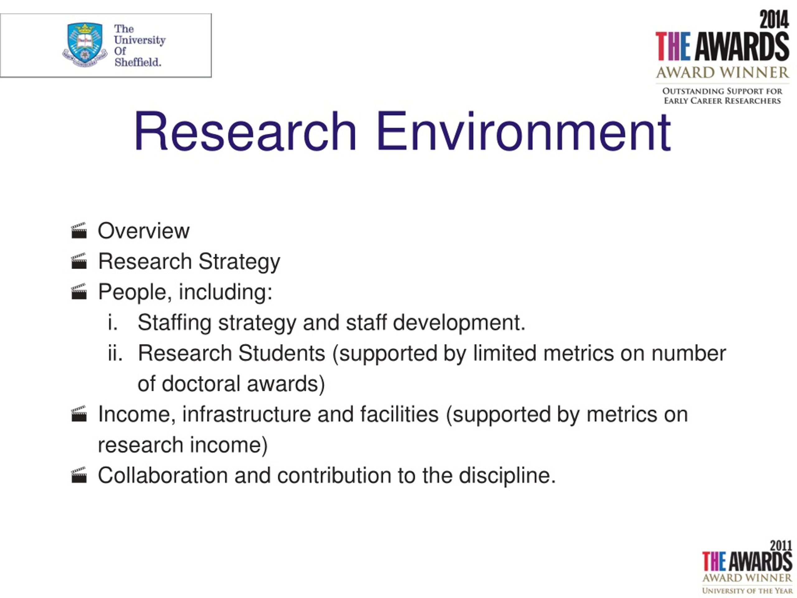 research environment articles