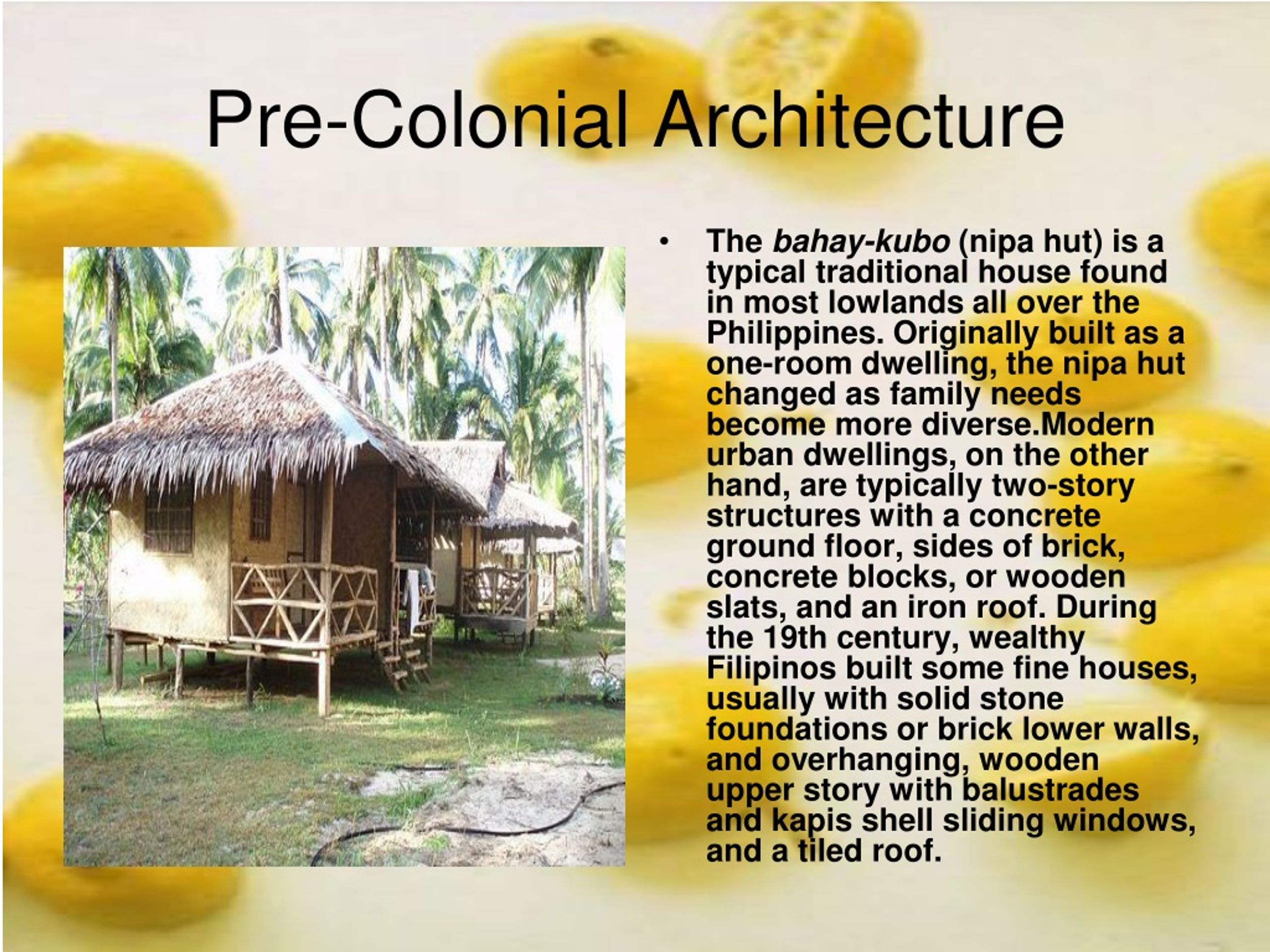 Ppt Spanish And American Architecture In The Philippines Prof Samuel T Ramos Jr Mcm 4044