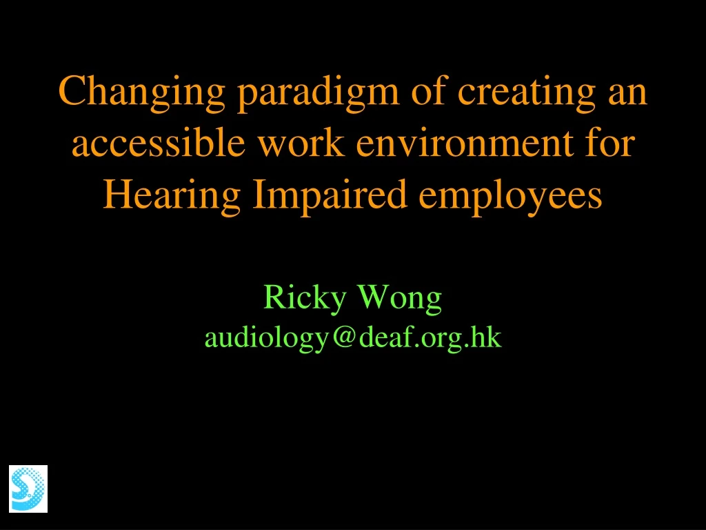 ricky wong audiology@deaf org hk n.