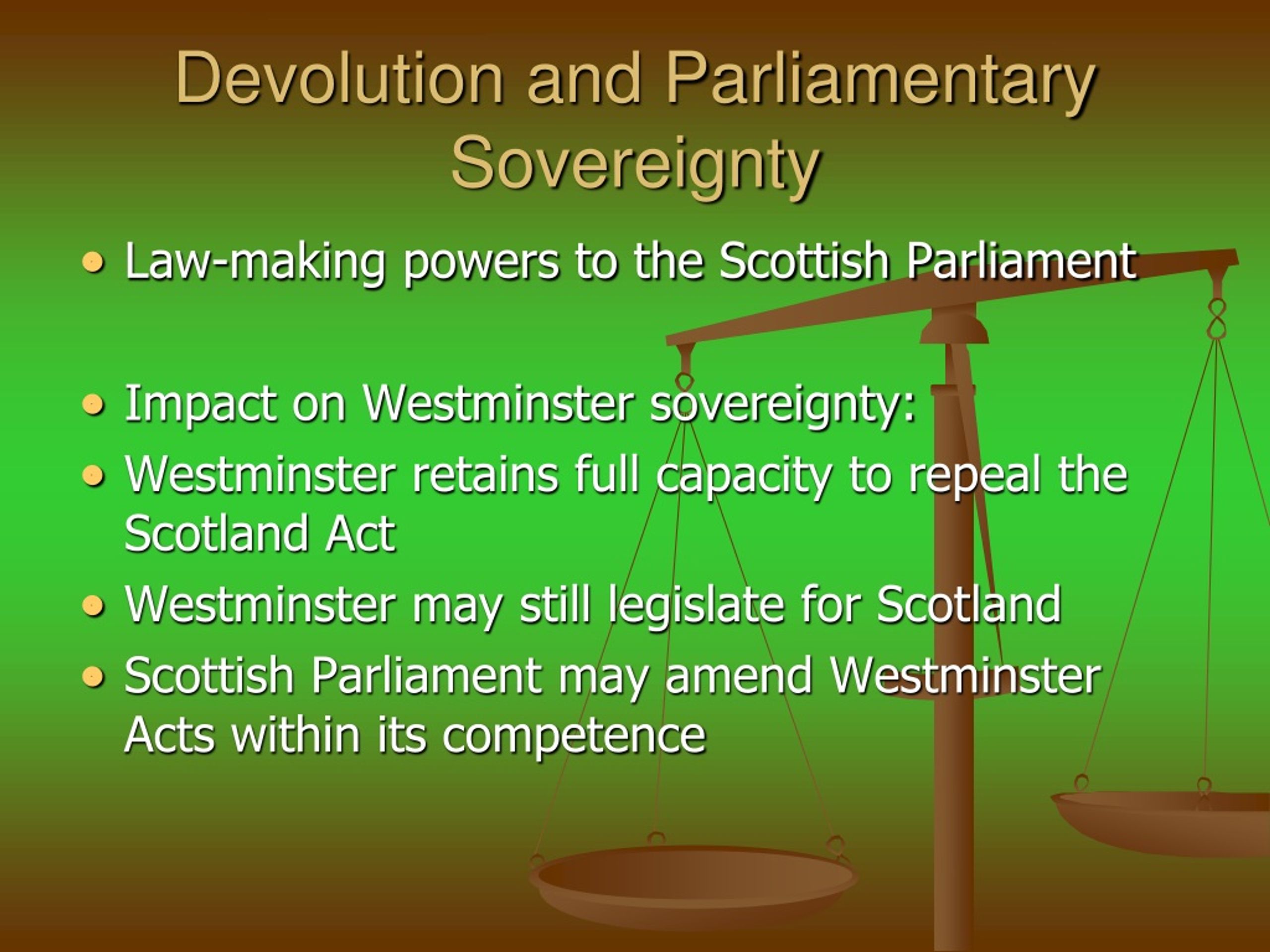 PPT - Parliamentary Sovereignty And Its Limitations PowerPoint ...