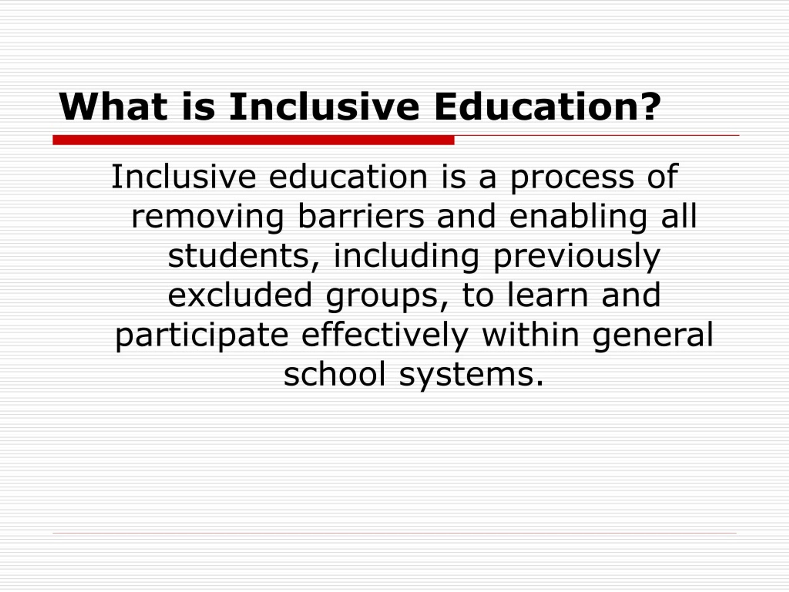 dissertation about inclusive education