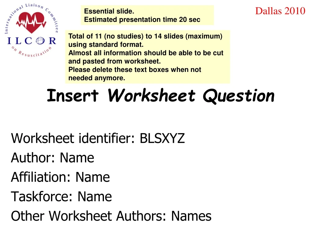 PPT - Insert Worksheet Question PowerPoint Presentation, free download ...