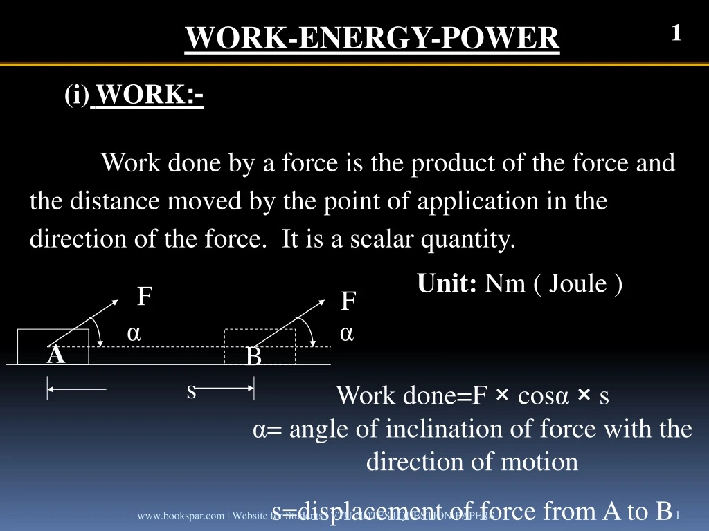 PPT - WORK-ENERGY-POWER PowerPoint Presentation, Free Download - ID:9206004