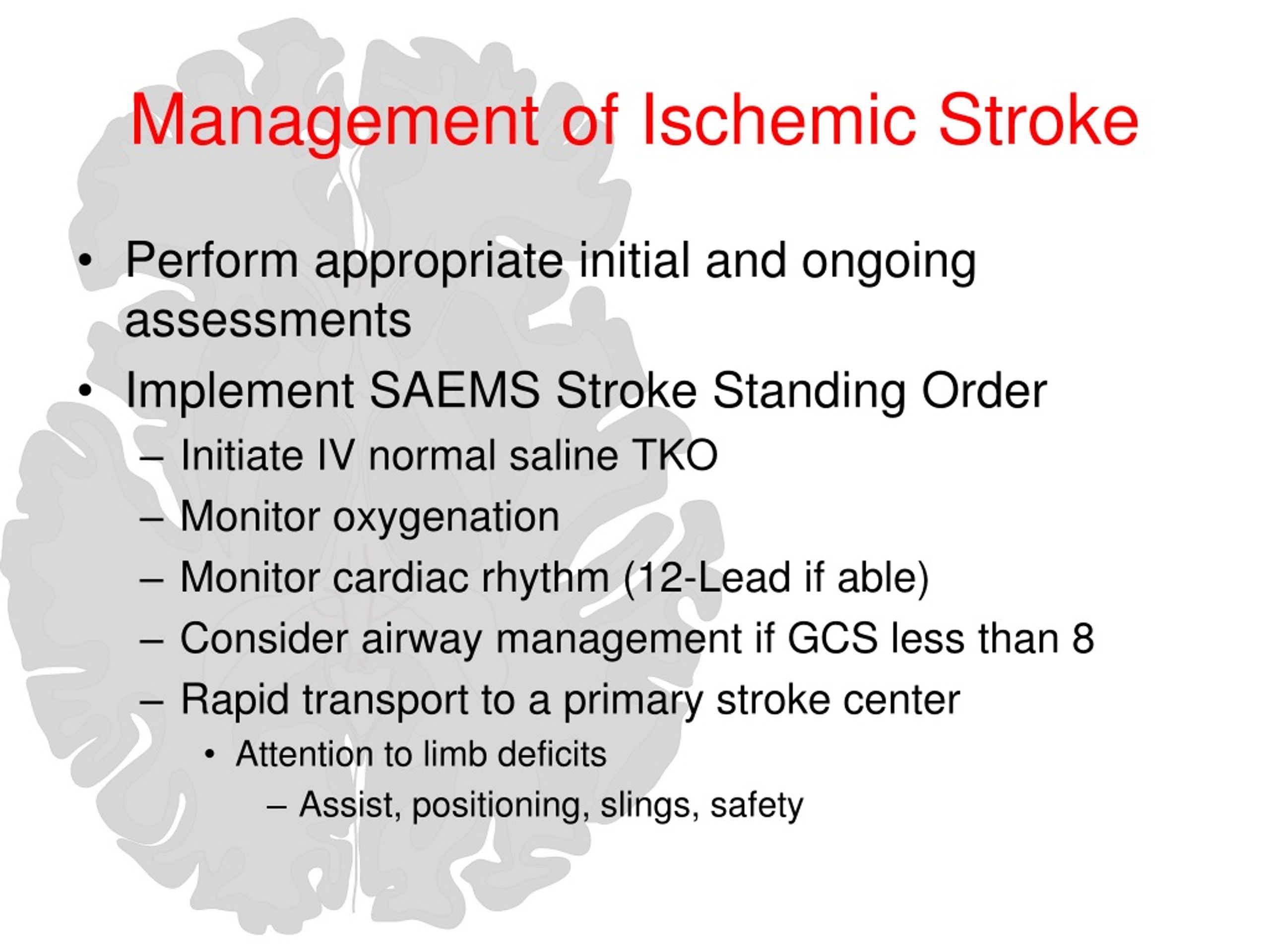 Ppt - Care Of The Stroke Patient Improving Patient Outcomes Powerpoint 