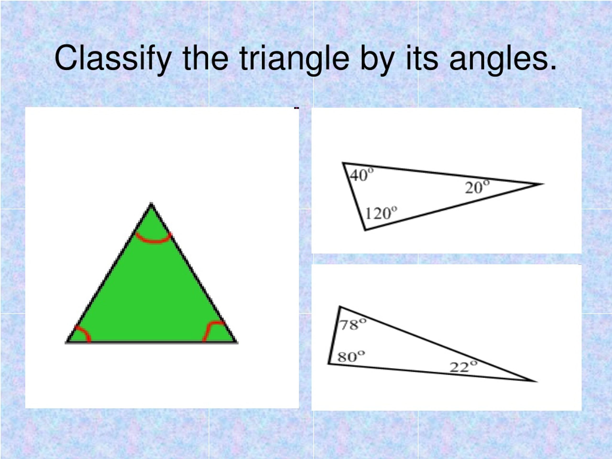 Ppt Classifying Triangles Powerpoint Presentation Free Download Id9206673 0397