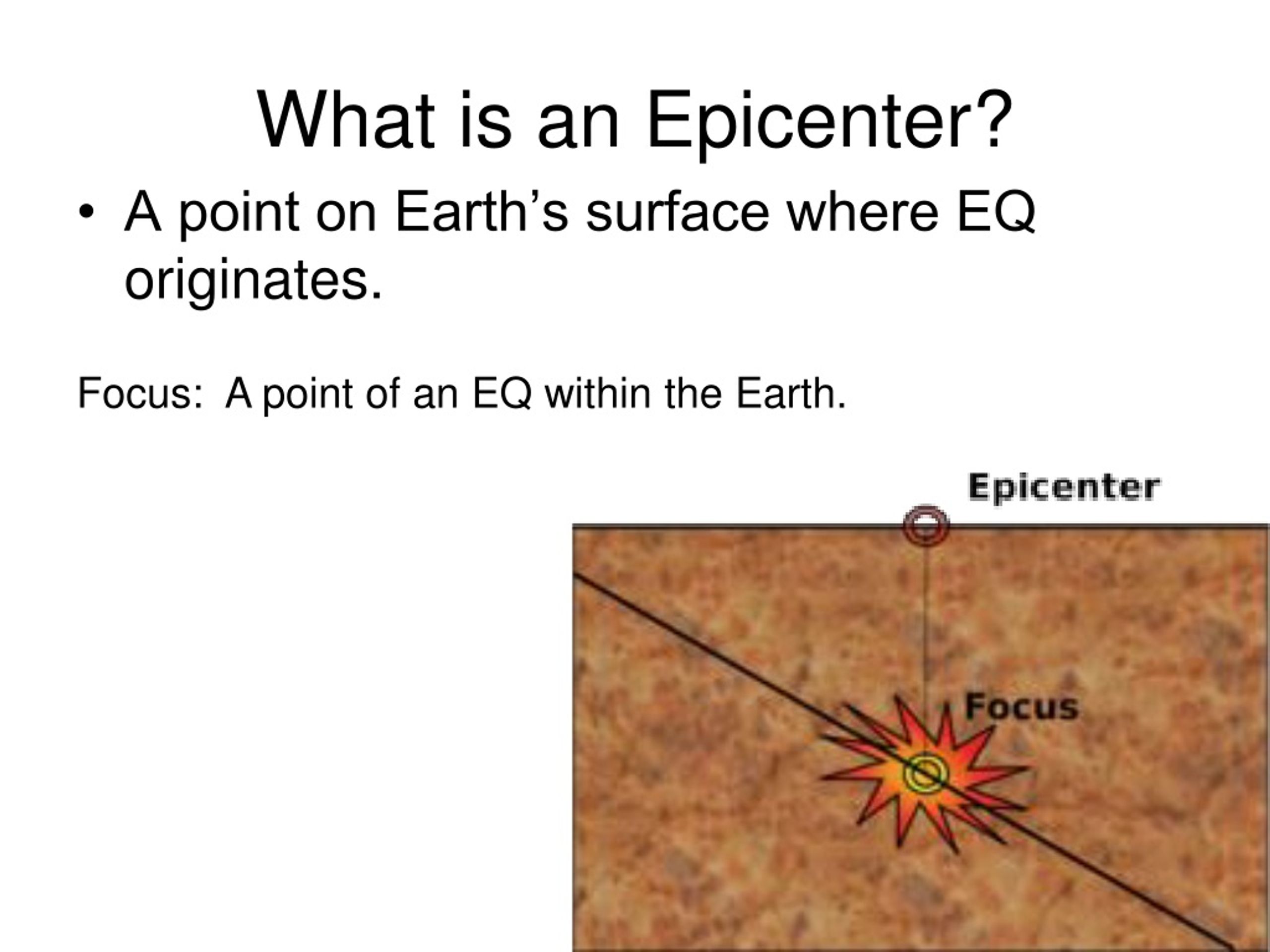 epicenter definition